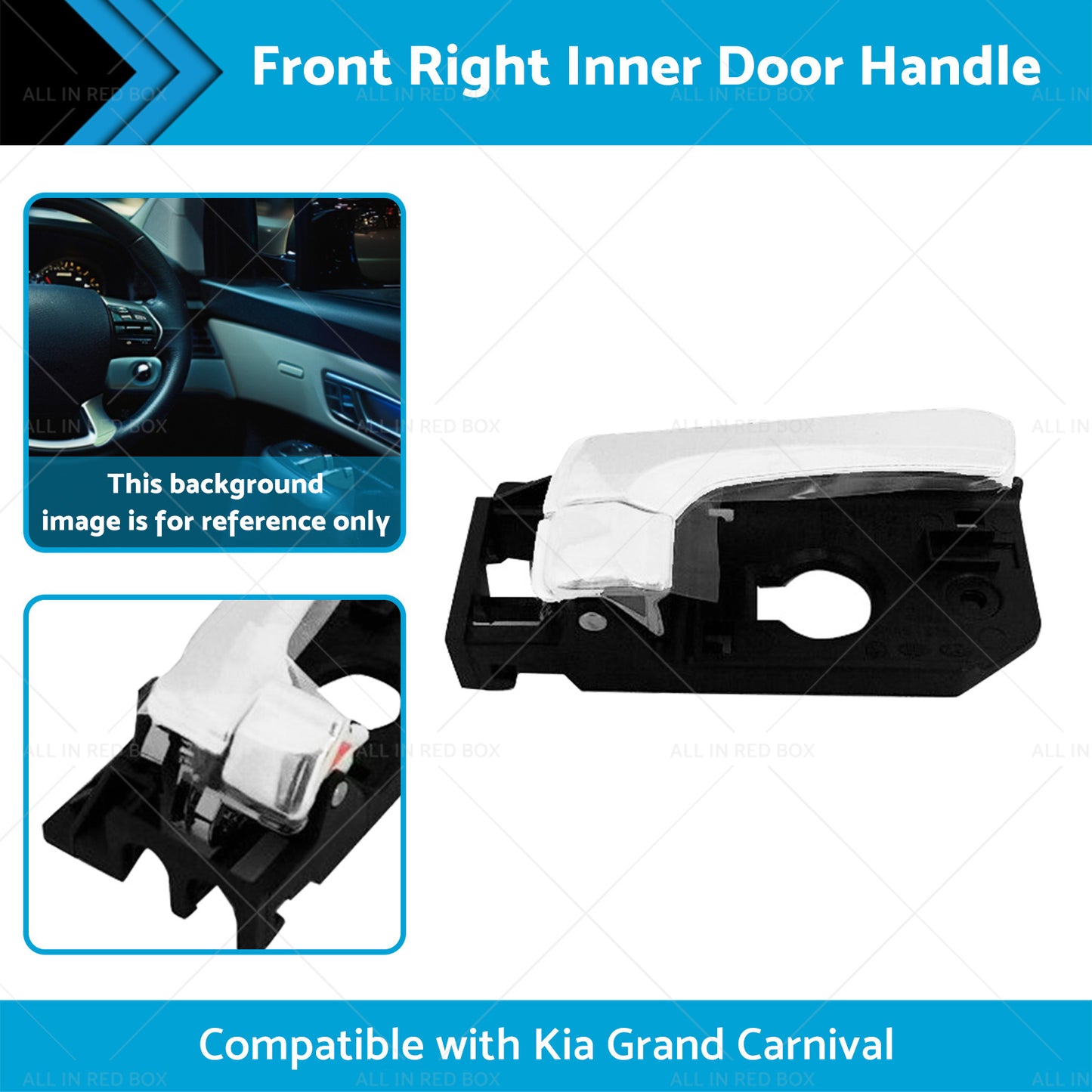 {{ Front Right Inner Door Handle Suitable for Kia Grand Carnival 2006-2014 RH }} - Buy Car Parts Online at {{ Kaka Auto Parts }}.