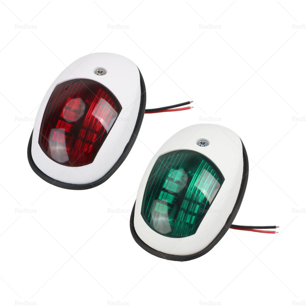 {{ Pair Red and Green 8LED Navigation Lights Marine Bow Light Lamp for Boat Pontoon }} - Buy Car Parts Online at {{ Kaka Auto Parts }}.