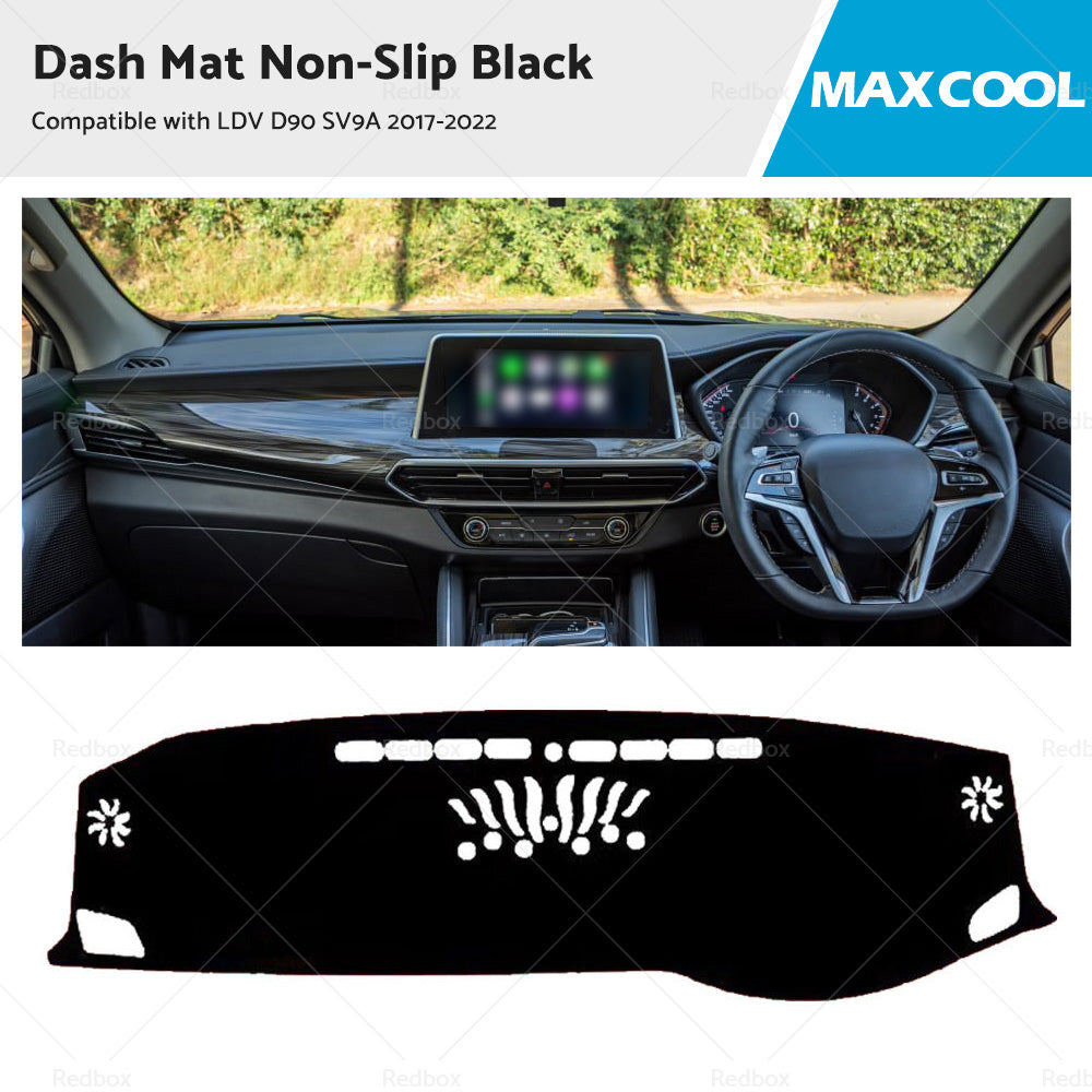 Non-Slip Dash Mat Suitable For LDV D90 SV9A 2017-2022 Dashboard Cover