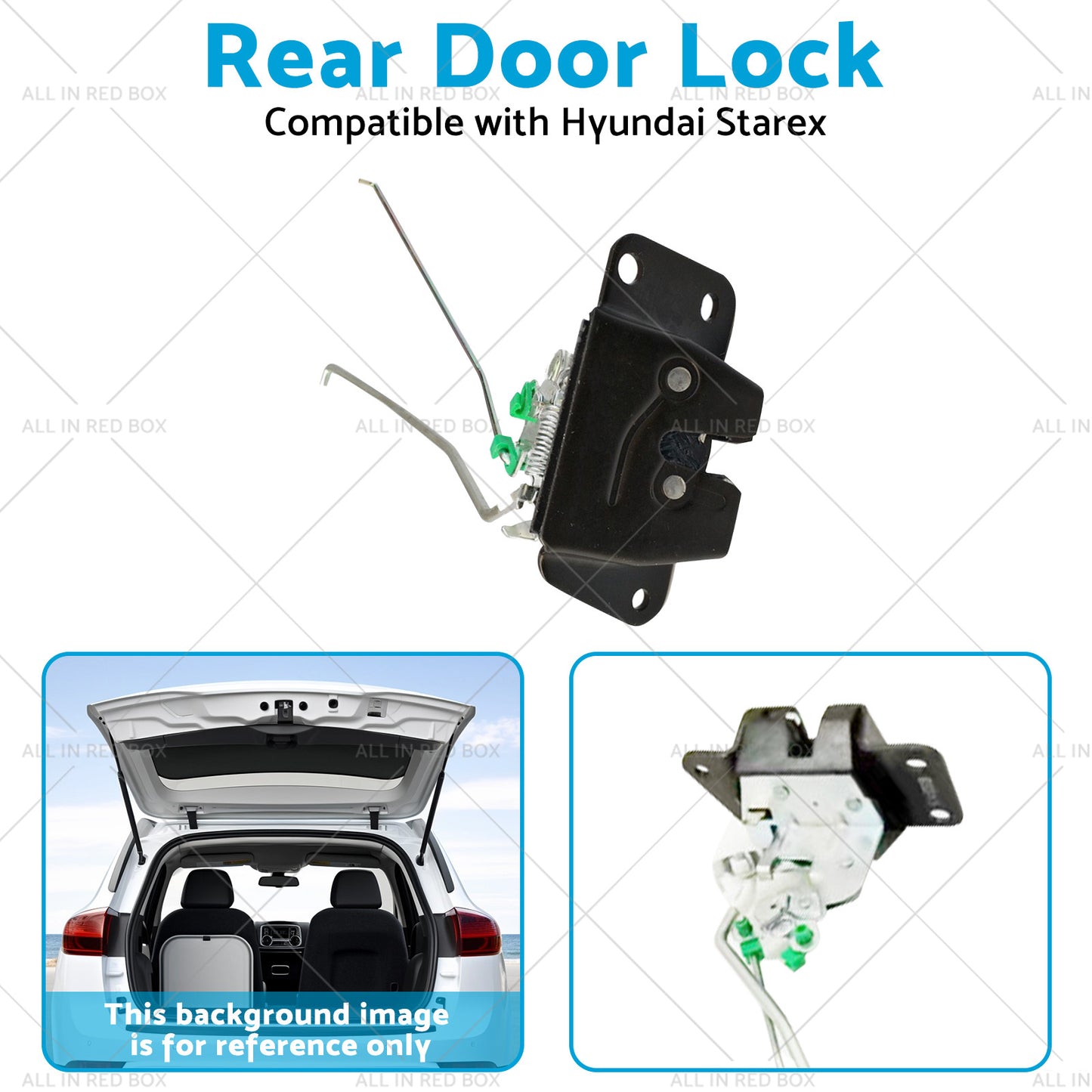 {{ Suitcase Lock Rear Door Lock Tailgate Latch Suitable for 96-07 Hyundai Starex H1 }} - Buy Car Parts Online at {{ Kaka Auto Parts }}.