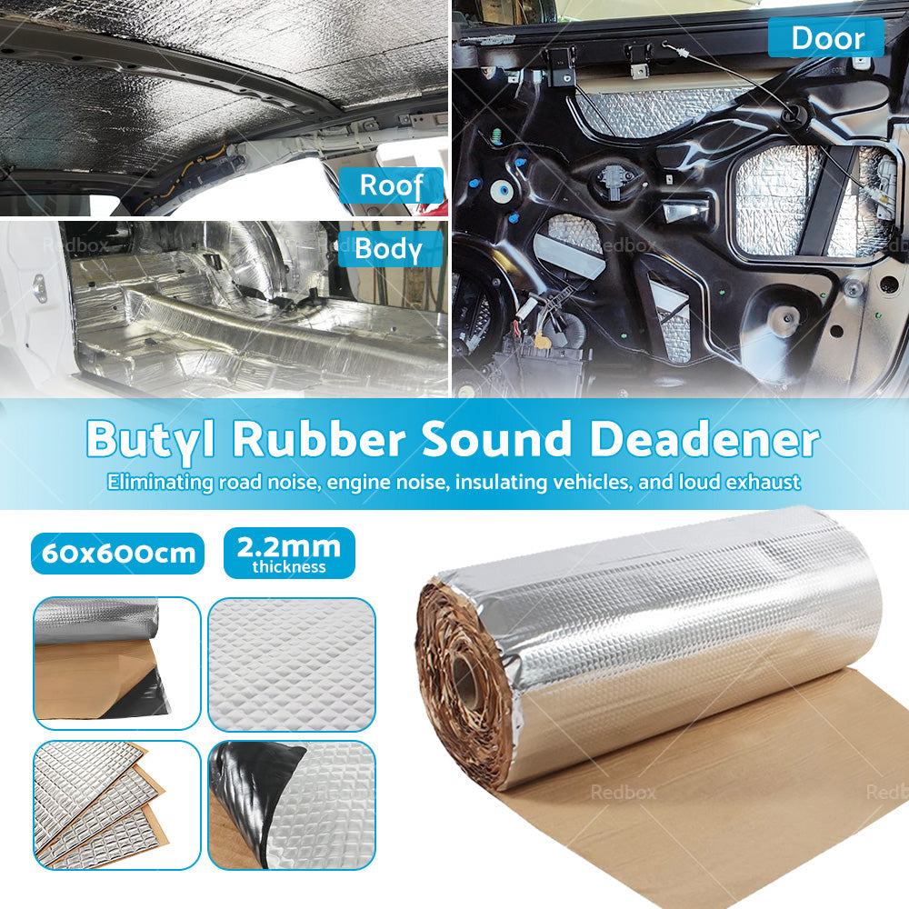 Car Butyl Rubber Sound Deadener Proofing Roll Insulation Self Adhesive