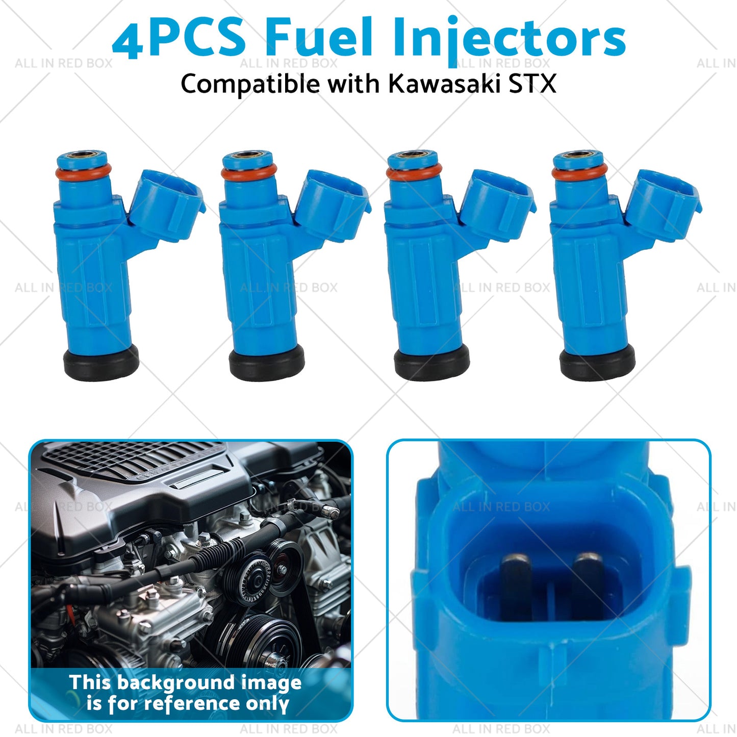 {{ 4PCS Fuel Injectors Suitable for STX 15F 2003-2007 Kawasaki STX 12F 2004-2016 }} - Buy Car Parts Online at {{ Kaka Auto Parts }}.