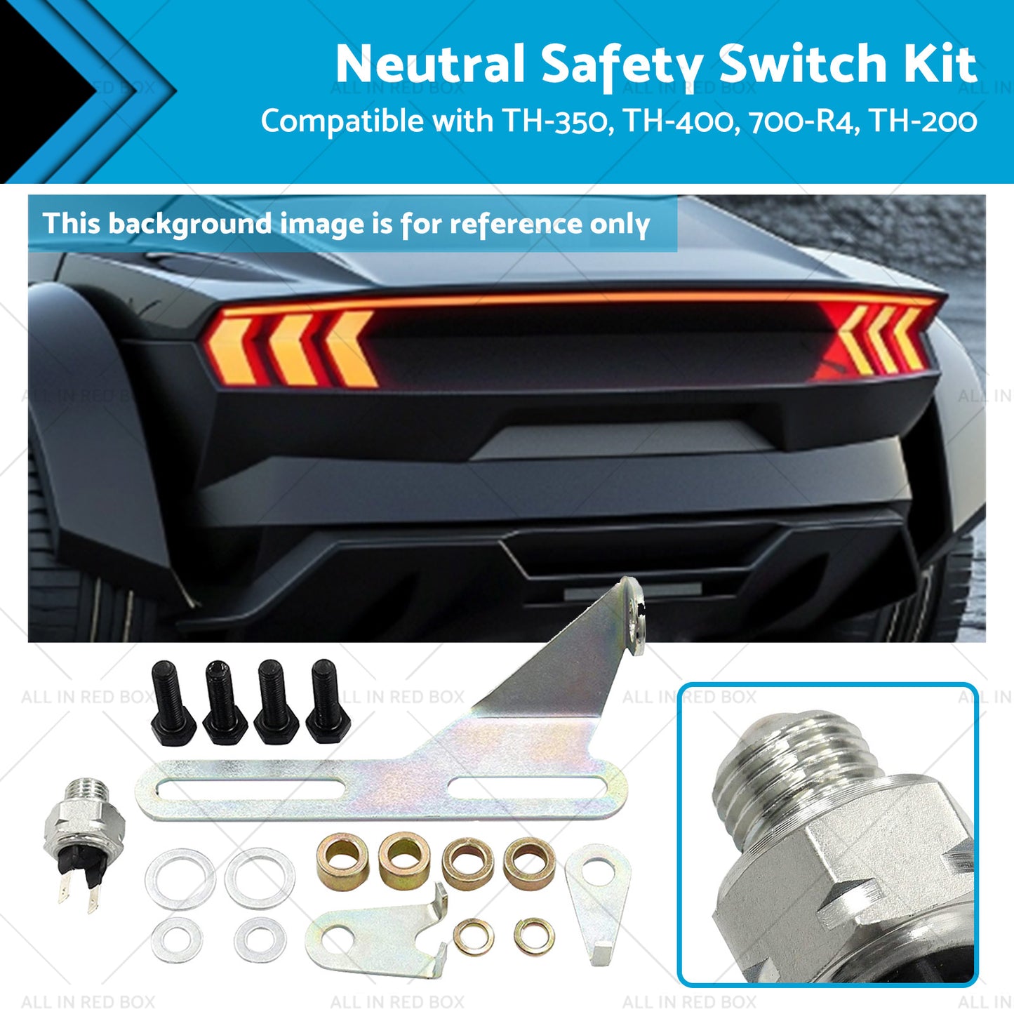 {{ Car Backup Light Neutral Safety Switch Kit Suitable For TH?350 TH?400 700?R4 }} - Buy Car Parts Online at {{ Kaka Auto Parts }}.