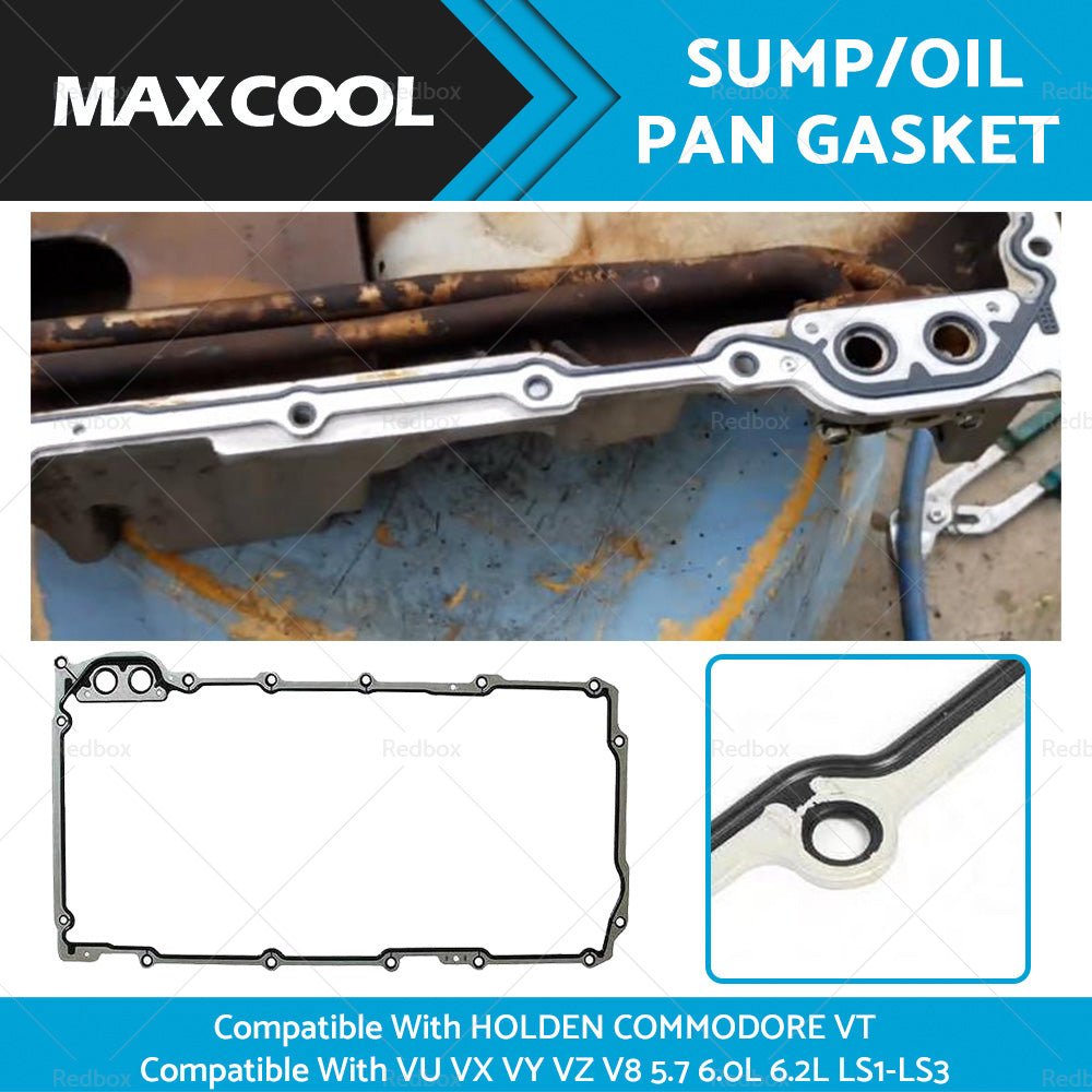{{ SUMP OIL PAN GASKET Suitable For HOLDEN COMMODORE VT VU VX VY VZ V8 LS1-LS3 }} - Buy Car Parts Online at {{ Kaka Auto Parts }}.