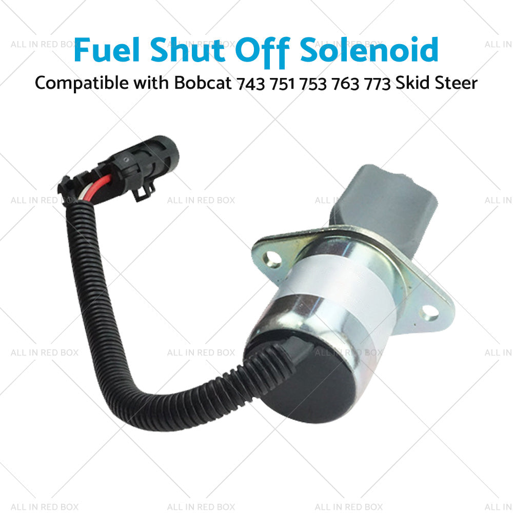 {{ Fuel Shut Off Solenoid Suitable for Bobcat 743 751 753 763 773 6681513 6667993 }} - Buy Car Parts Online at {{ Kaka Auto Parts }}.