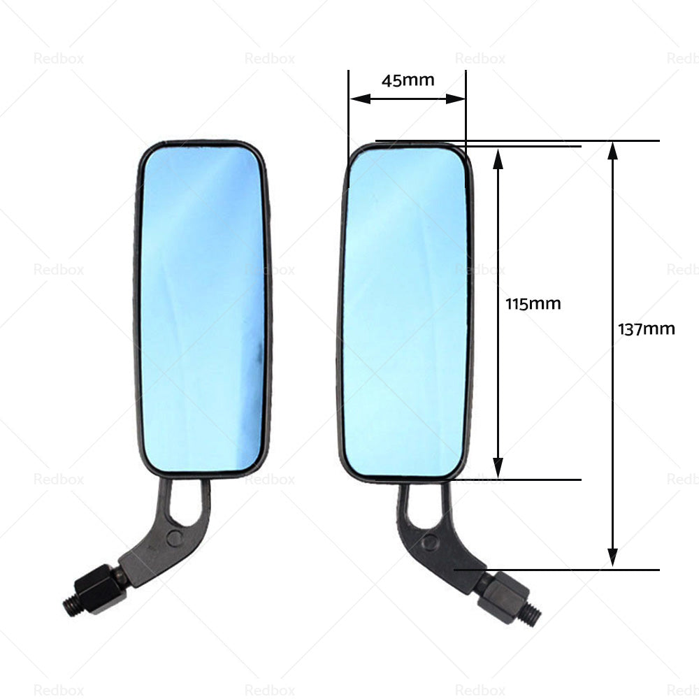 {{ 2x 8 10mm Motorcycle Mirrors Suitable For Chopper Cruiser Bobber Cafe Racer }} - Buy Car Parts Online at {{ Kaka Auto Parts }}.