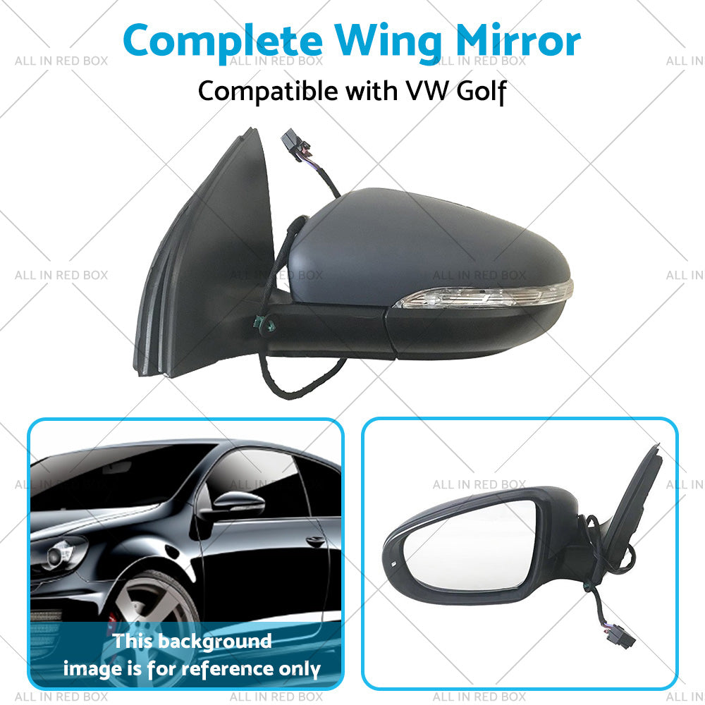 {{ NEW LH Door Mirror Suitable for VW Golf MK6 2009-2012 Left Passenger Side }} - Buy Car Parts Online at {{ Kaka Auto Parts }}.
