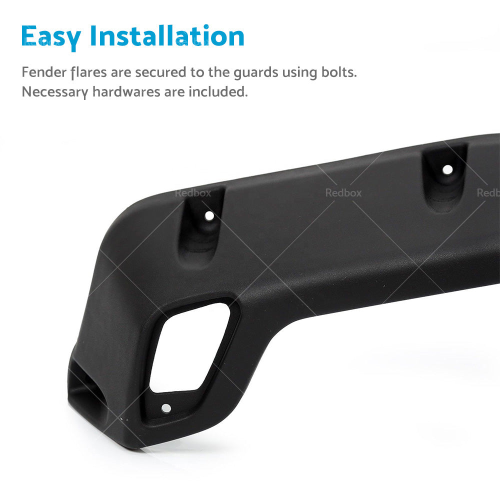 For Jeep Wrangler TJ 97-06 Pocket Style Matte Black Fender Flares Jungle Guard