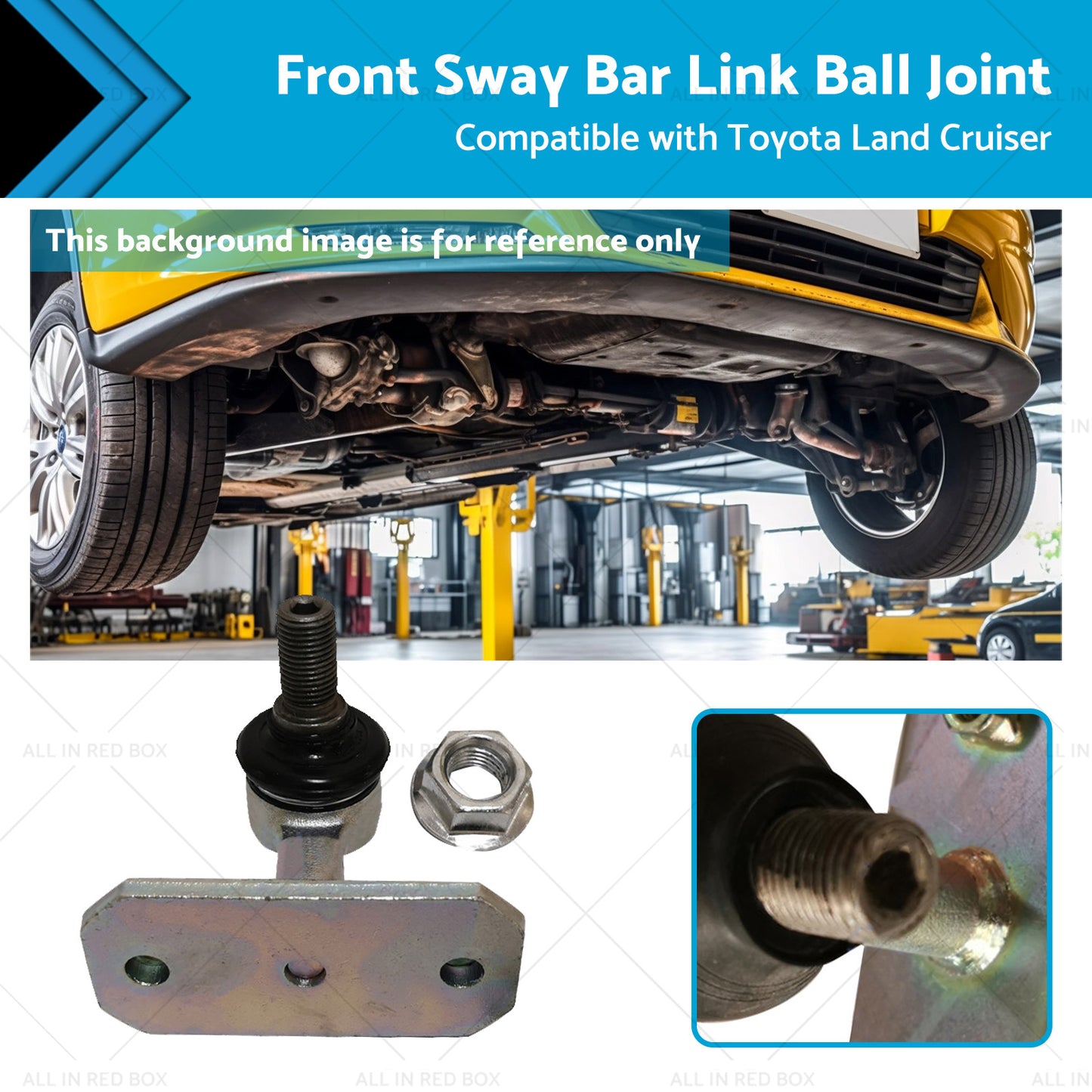 {{ 1x Front Sway Bar Link Suitable for 48802-60050 Toyota Land Cruiser 100 98-07 }} - Buy Car Parts Online at {{ Kaka Auto Parts }}.