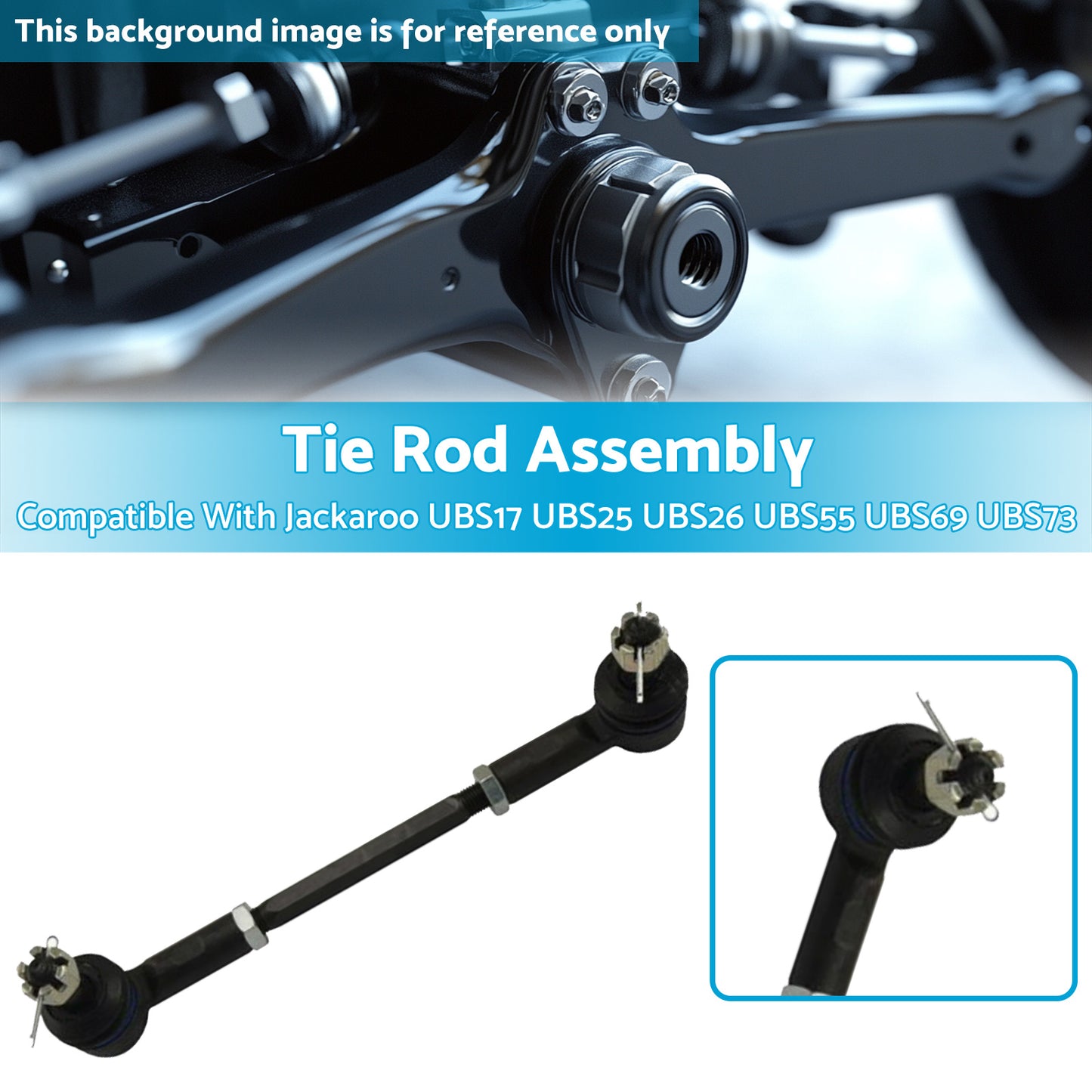 {{ Tie Rod Assembly Suitable for Jackaroo UBS17 UBS25 UBS26 UBS55 UBS69 UBS73 88-04 }} - Buy Car Parts Online at {{ Kaka Auto Parts }}.