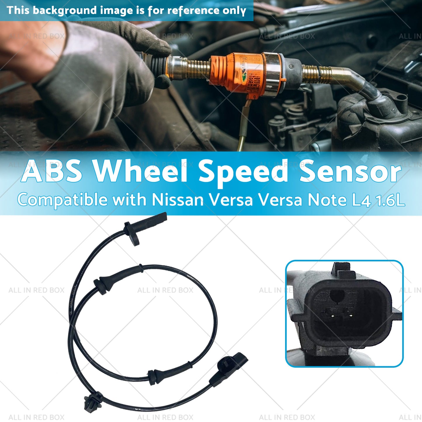 {{ ABS Wheel Speed Sensor Suitable for Nissan Versa Versa Note L4 1.6L Front L or R }} - Buy Car Parts Online at {{ Kaka Auto Parts }}.