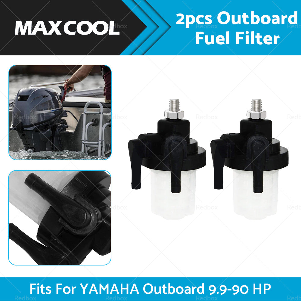 2PCS Motor Fuel Filter Separator For Yamaha Outboard 9.9-90 HP 61N-24560-00