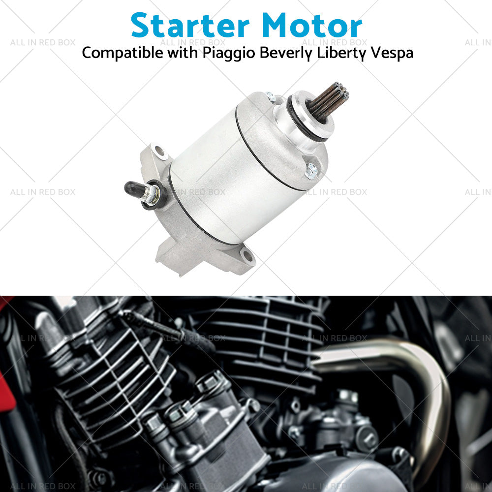 {{ Starter Suitable For Piaggio Fly 125 Vespa LX 125 Liberty 150 X8 X9 200 X-Evo }} - Buy Car Parts Online at {{ Kaka Auto Parts }}.