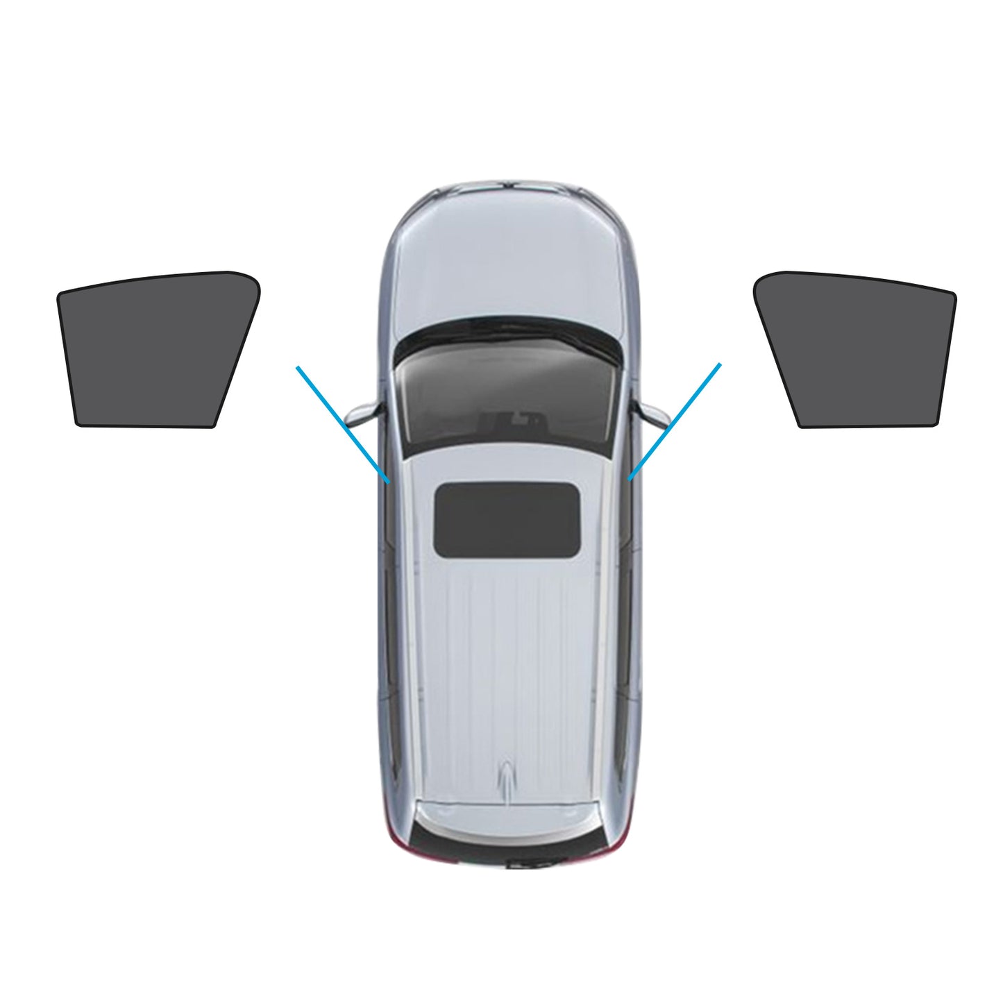 Window Magnetic Mesh Sunshades Suitable for Kia Sportage 21-24 UVA Protection