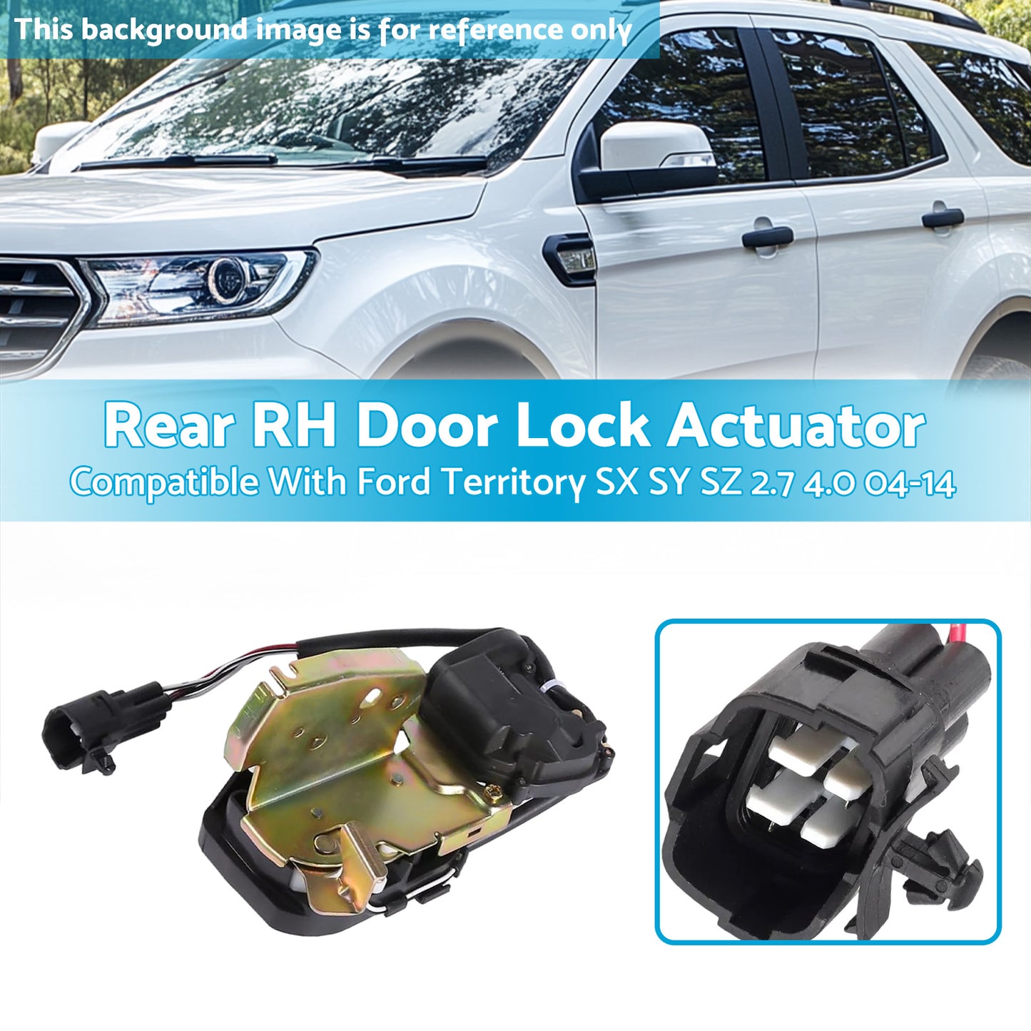 {{ Door Lock Actuator Rear Right Suitable For Ford Territory SX SY SZ 2.7 4.0 04-14 }} - Buy Car Parts Online at {{ Kaka Auto Parts }}.