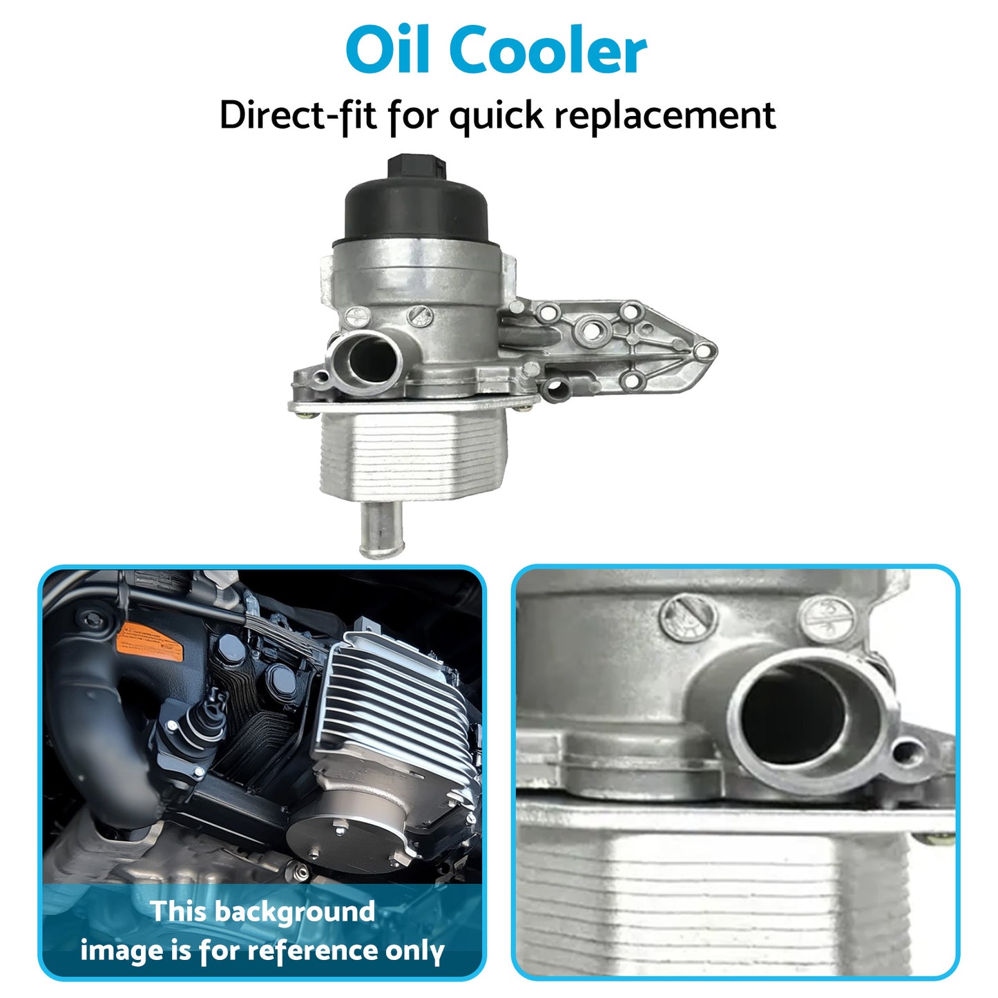 Oil Cooler Suitable For Ford Transit VH VJ 2.4L Duratorq 2000-2006 YC1Q6B624AK