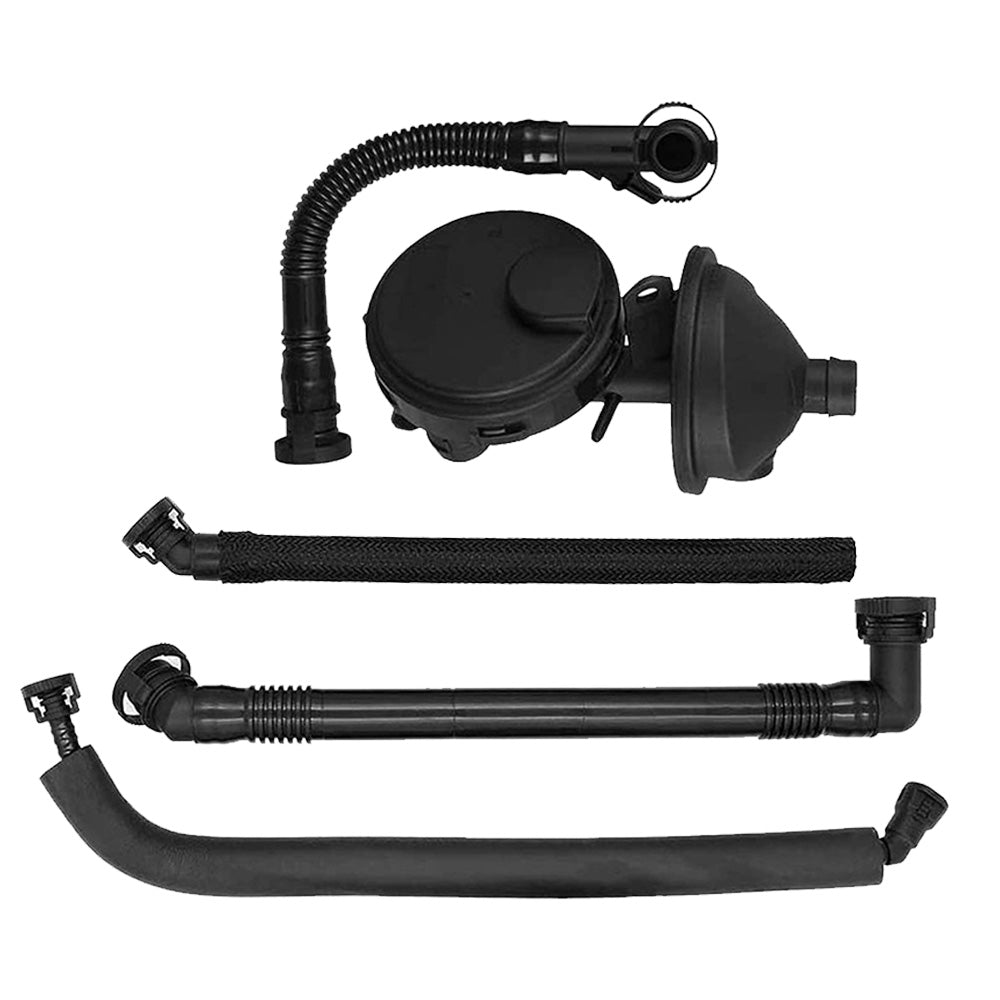 5PCS Crankcase Vent Valve and Breather Hose Kit Suitable for BMW M52 M54 E46 X3 X5