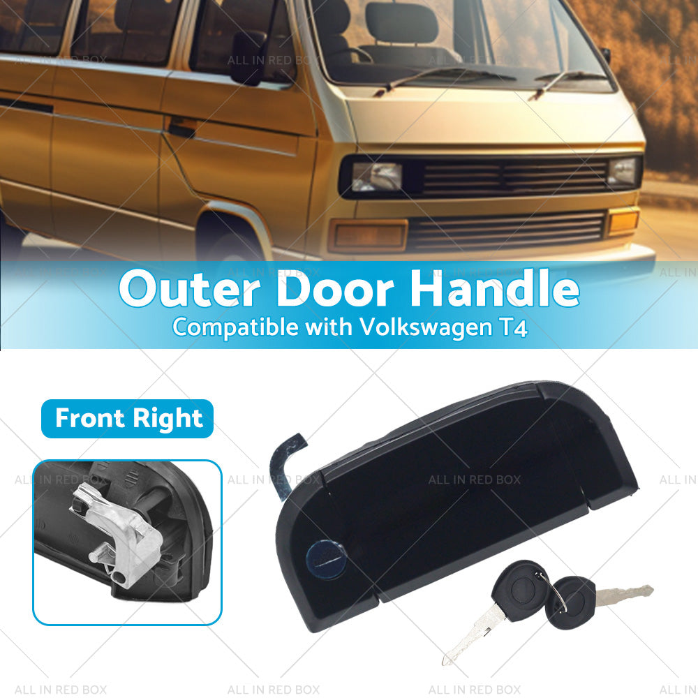 {{ Front Right Outer Door Handle with Keys Suitable for VW T4 1990-2003 701837206 }} - Buy Car Parts Online at {{ Kaka Auto Parts }}.