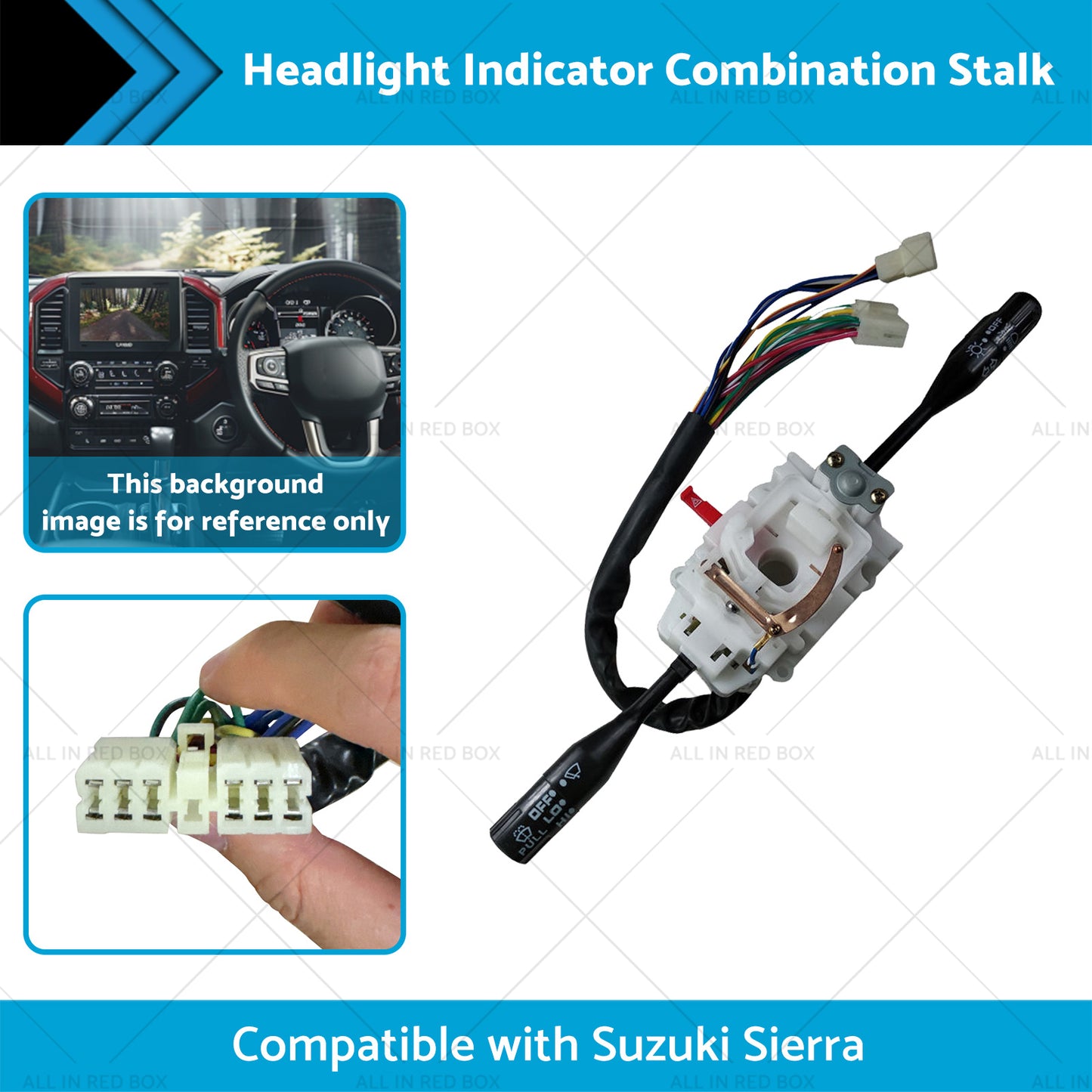 {{ Headlight Indicator Blinker Wiper Combination Switch Suitable for Suzuki Sierra }} - Buy Car Parts Online at {{ Kaka Auto Parts }}.