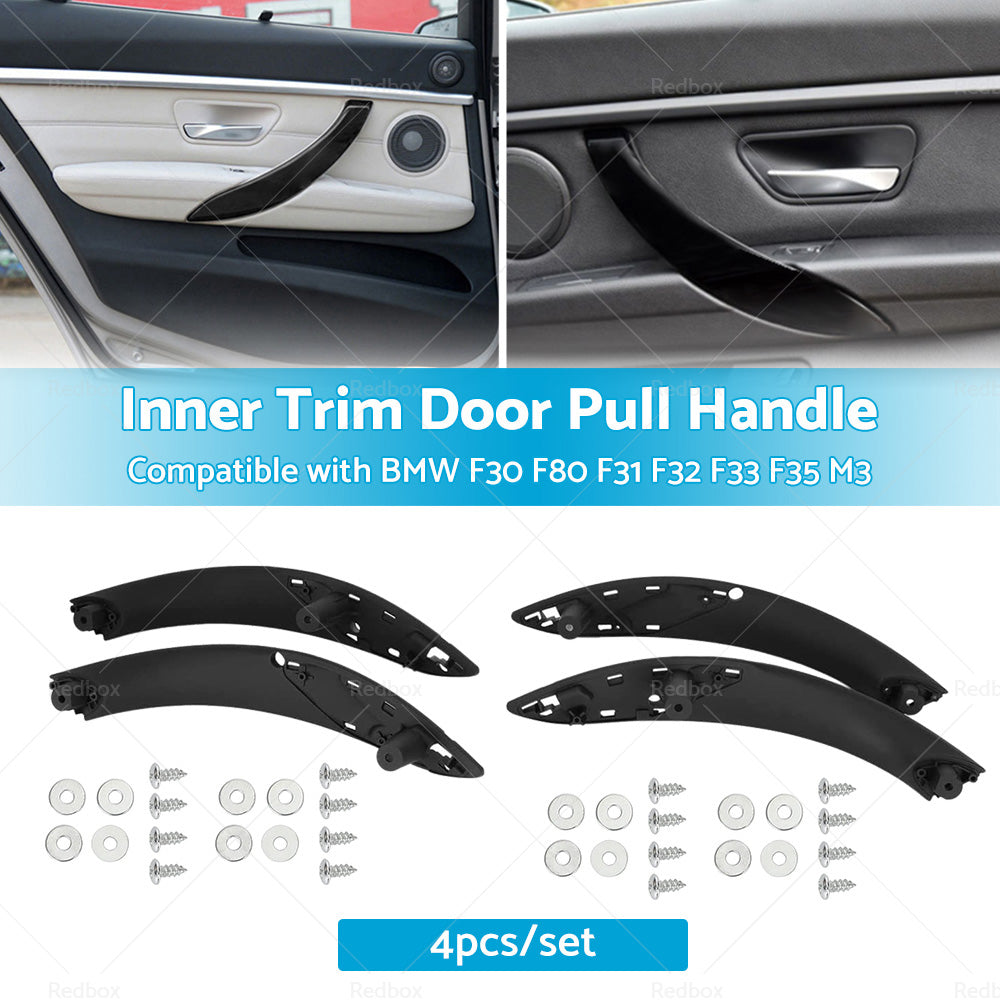 {{ 4x Inner Trim Door Pull Handle Suitable For BMW F30 F80 F31 F32 F33 F35 M3 }} - Buy Car Parts Online at {{ Kaka Auto Parts }}.