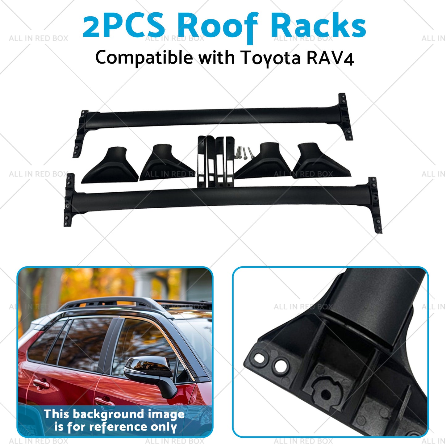 {{ 2PCS Roof Racks or Roof Cross Bars Suitable for Toyota RAV4 2019-2023 }} - Buy Car Parts Online at {{ Kaka Auto Parts }}.