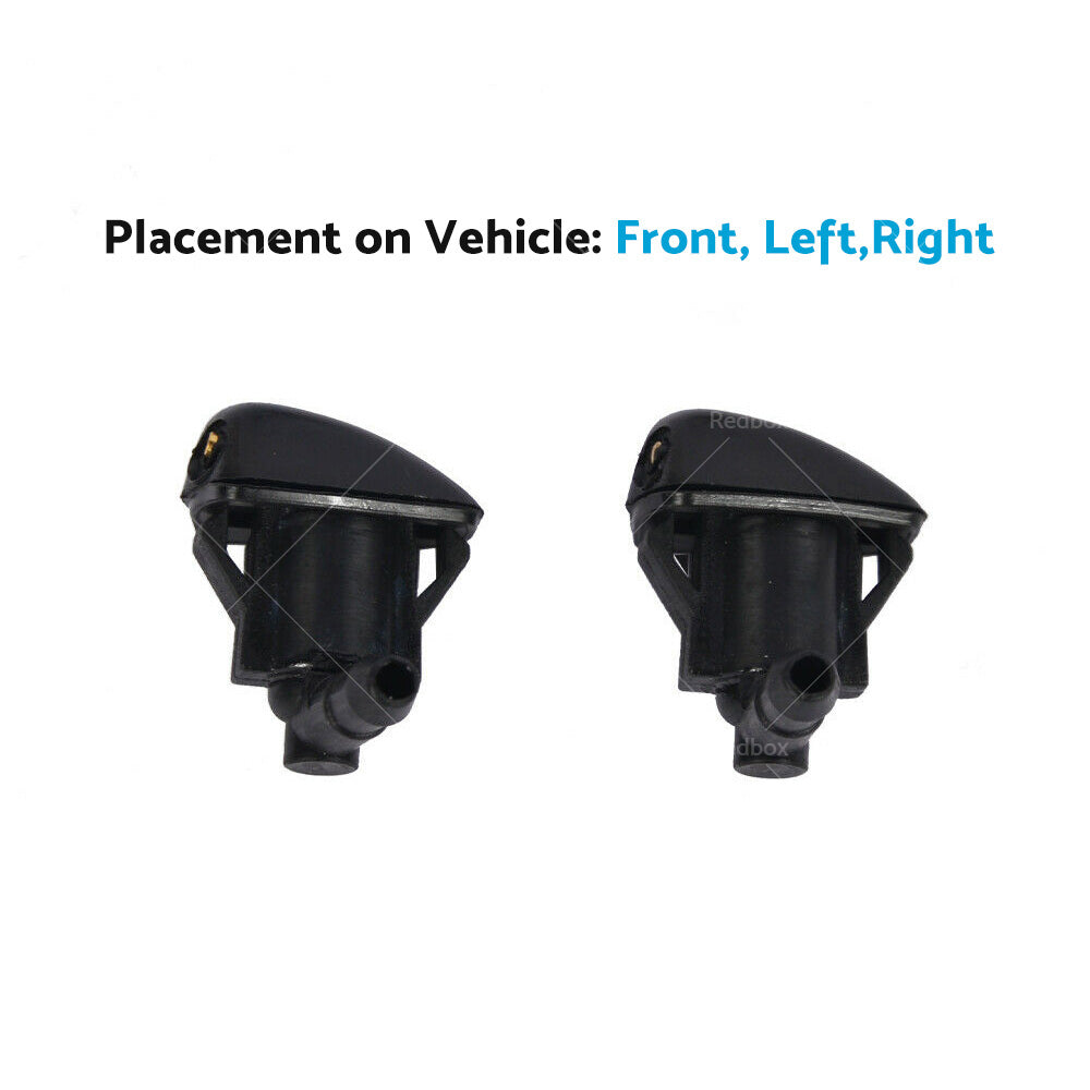 2x Windscreen Spray Washer Nozzle Suitable For Toyota LandCruiser 70 73 75 78 79