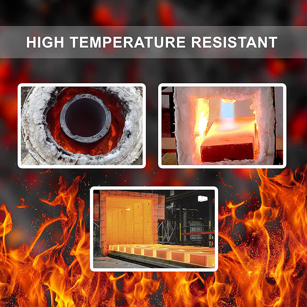 {{ Ceramic Fiber Blanket High Temperature Thermal Fireproof Insulation Mat 0. 61M*1M }} - Buy Car Parts Online at {{ Kaka Auto Parts }}.