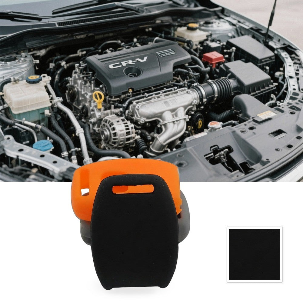 Silicone Key Fob Cover Suitable for Honda Accord Civic CR-V Fit 2 Button