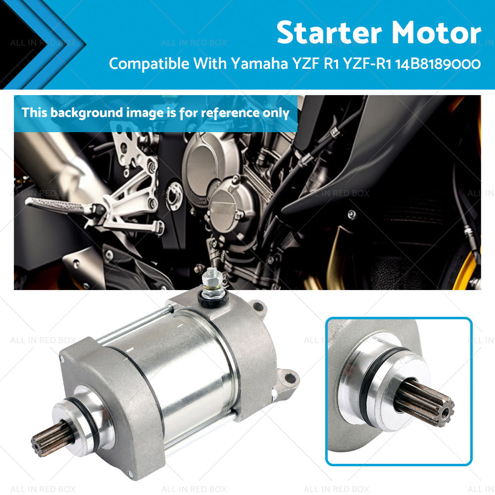 {{ Starter Motor Suitable For Yamaha YZF R1 YZF-R1 2009 - 2014 14B8189000 }} - Buy Car Parts Online at {{ Kaka Auto Parts }}.