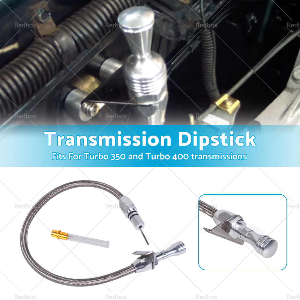 Flexible Stainless Transmission Dipstick For GM Chevy TH400 Turbo SBC BBC 400