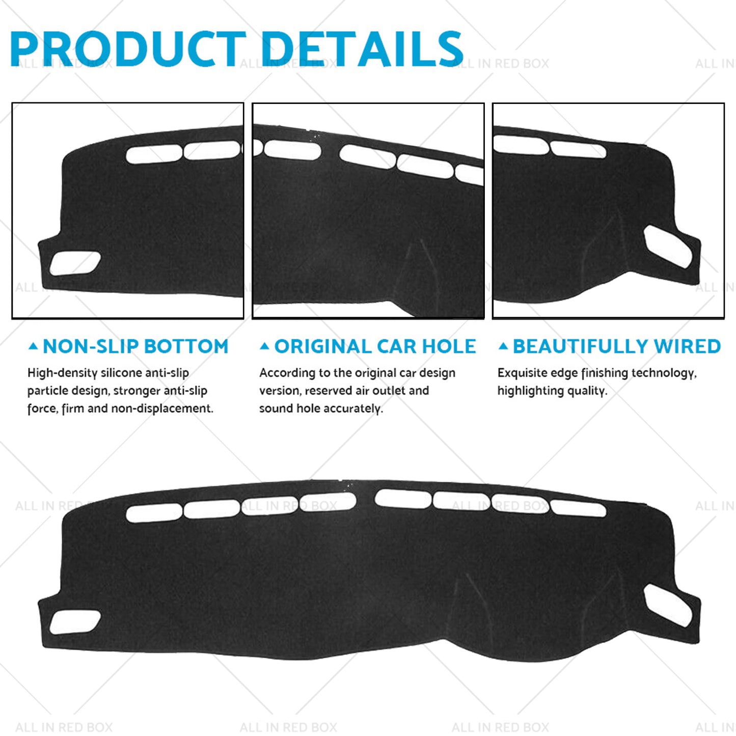 {{ Dash Mat Suitable For Volkswagen VW T-ROC A11 2017-2021 Dashboard Cover Non-Slip }} - Buy Car Parts Online at {{ Kaka Auto Parts }}.