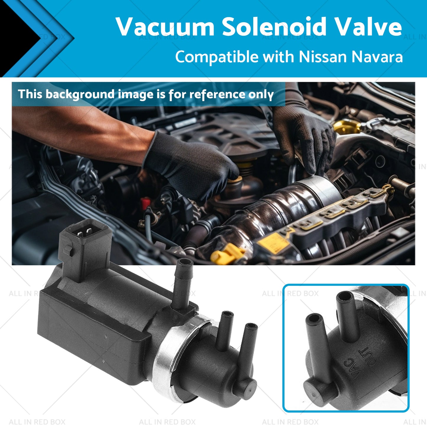 {{ Vacuum Solenoid Valve Suitable for Nissan Pathfinder R51 2. 5L Navara D40 05-15 }} - Buy Car Parts Online at {{ Kaka Auto Parts }}.