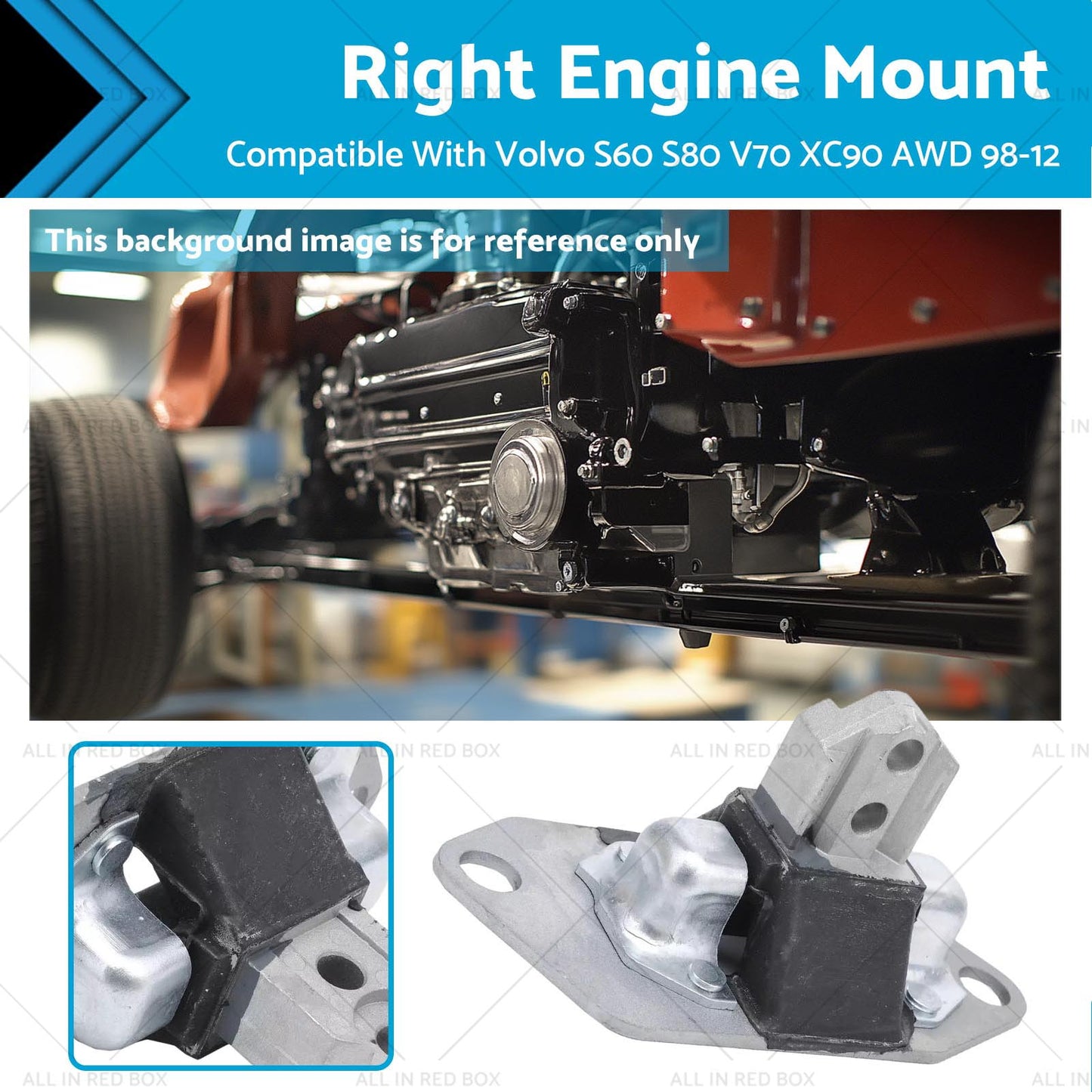 {{ Engine Mount Front Right Suitable For Volvo S60 S80 V70 XC90 2.0L 2.4L AWD 98-12 }} - Buy Car Parts Online at {{ Kaka Auto Parts }}.