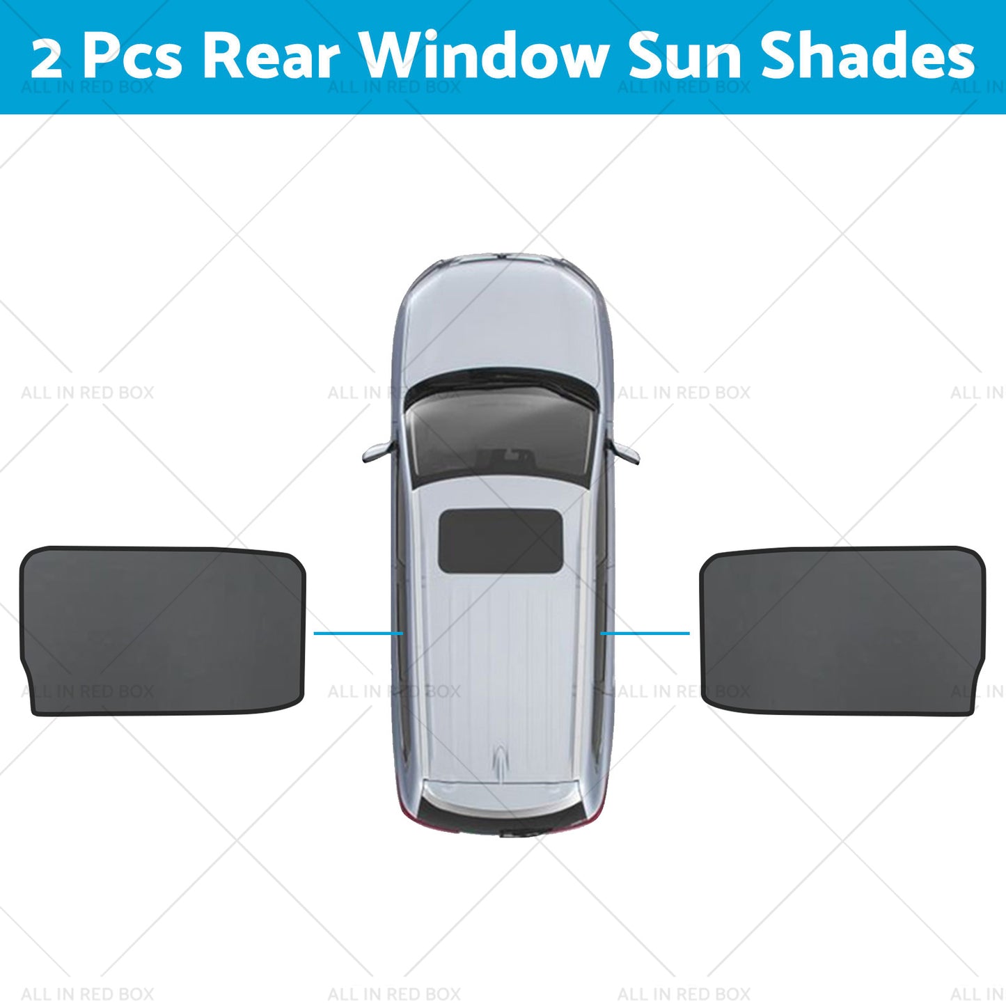 {{ Front Rear Window Sun Shade Magnetic Mesh Suitable for GWM UTE Cannon 2021-2024 }} - Buy Car Parts Online at {{ Kaka Auto Parts }}.