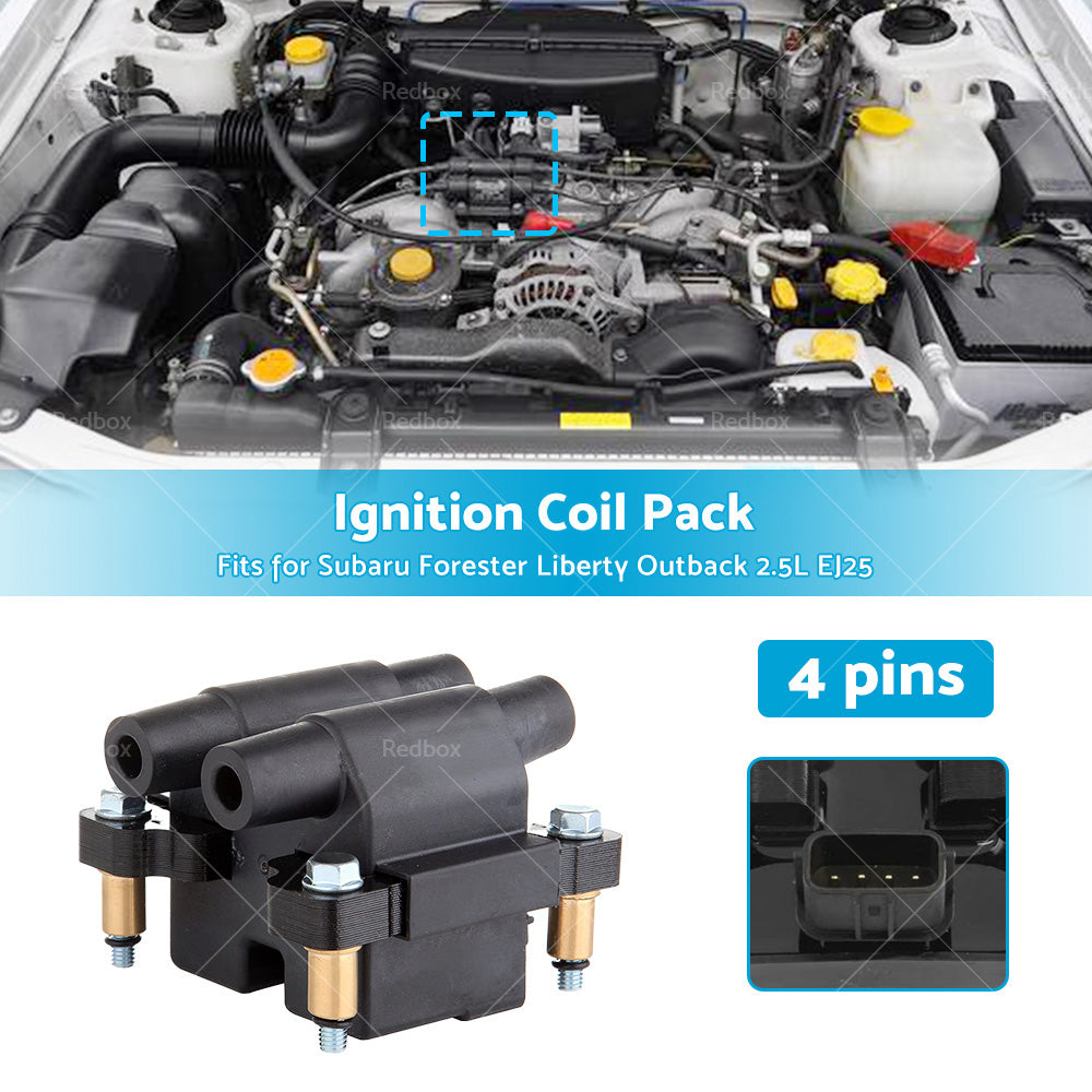 Ignition Coil Pack 22433AA50A for Subaru Forester Liberty Outback BL 2. 5L EJ25