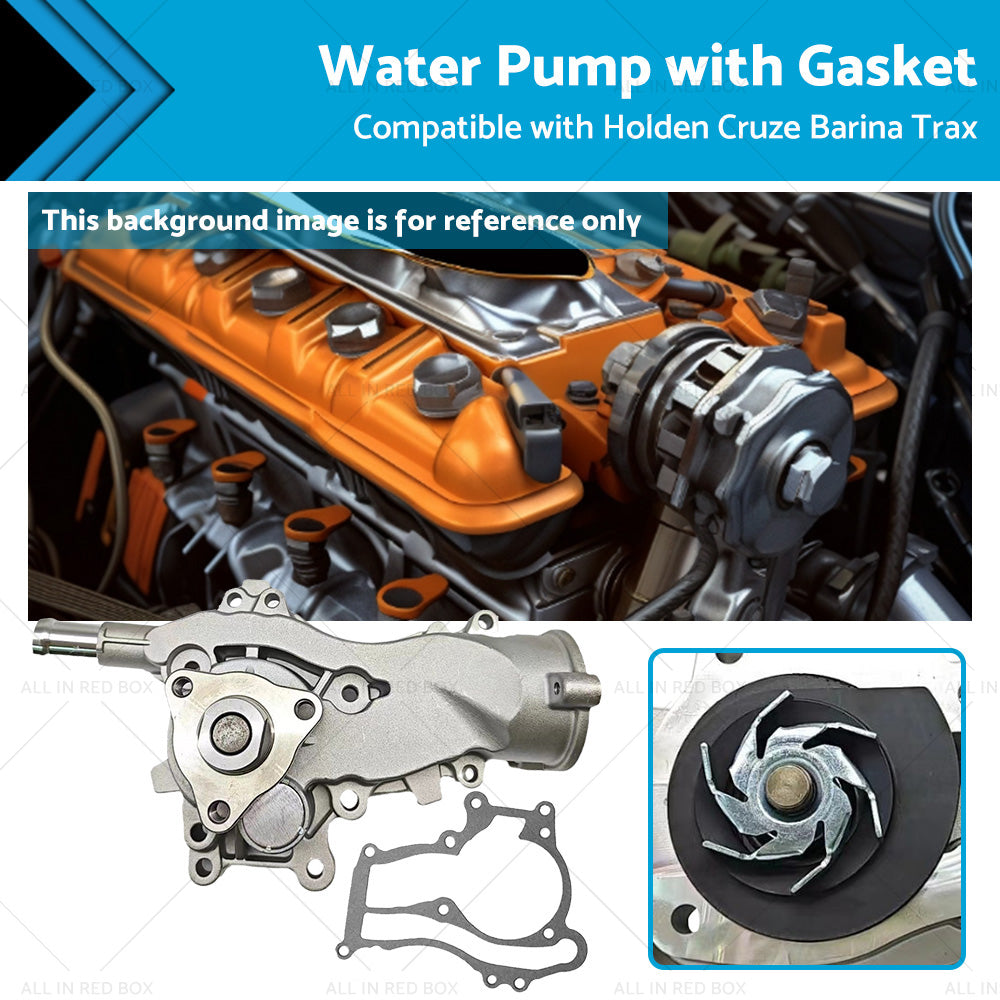 {{ Water Pump Suitable for Holden Cruze JH 1. 4L Barina TM Trax TJ A14NET 1. 4L Turbo }} - Buy Car Parts Online at {{ Kaka Auto Parts }}.