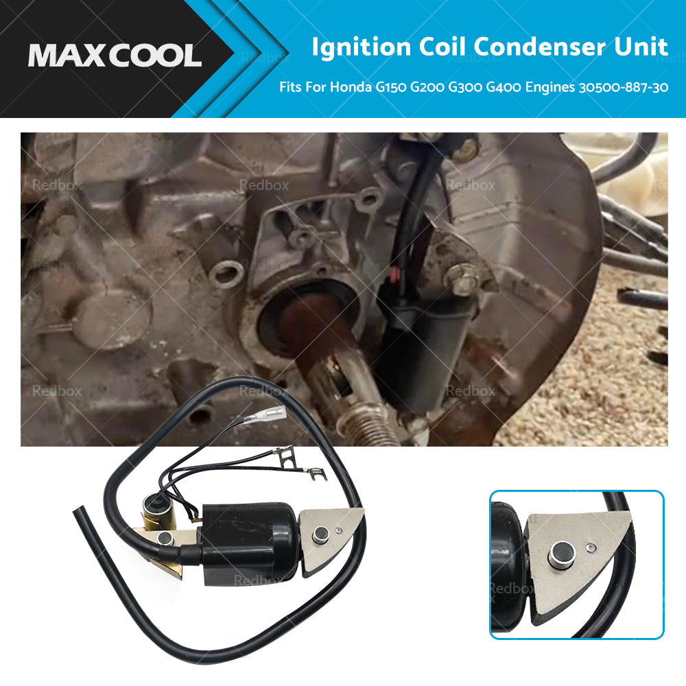 Ignition Coil Condenser Unit Fits For Honda G150 G200 G300 G400 30500-887-303