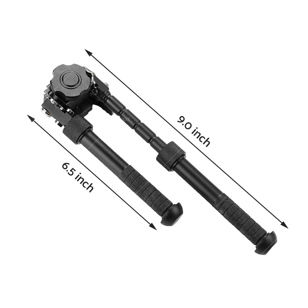 360° Swivel QD Tactical 6. 5 to9 Rail Pistol Hunting Shooting Rifle Bipod Mount