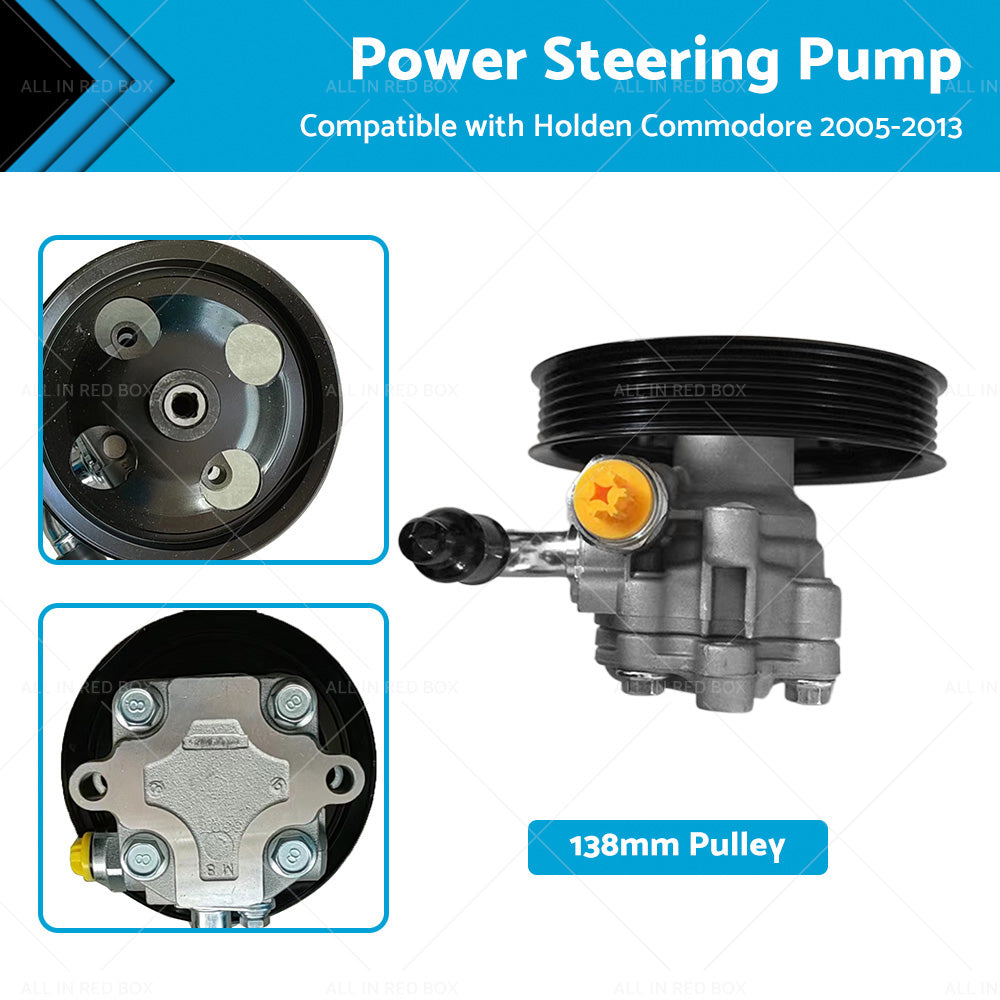 Power Steering Pump and Pulley For Holden Commodore 6. 0L V8 VE VZ L98 2005-2013