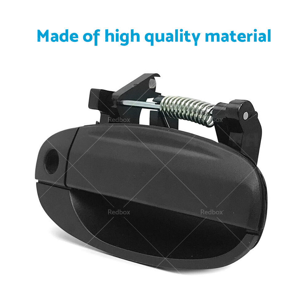 Front Outer RH Right Hand Door Handle Black For Holden Barina TK Hatch 2005~2011