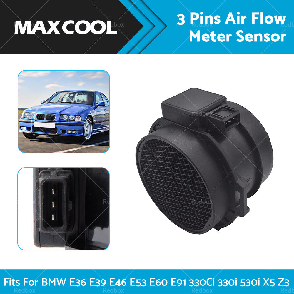 Air Flow Meter MAF Sensor Fit for BMW E36 E39 E46 E53 E60 E91 X5 Z3 5WK96132Z