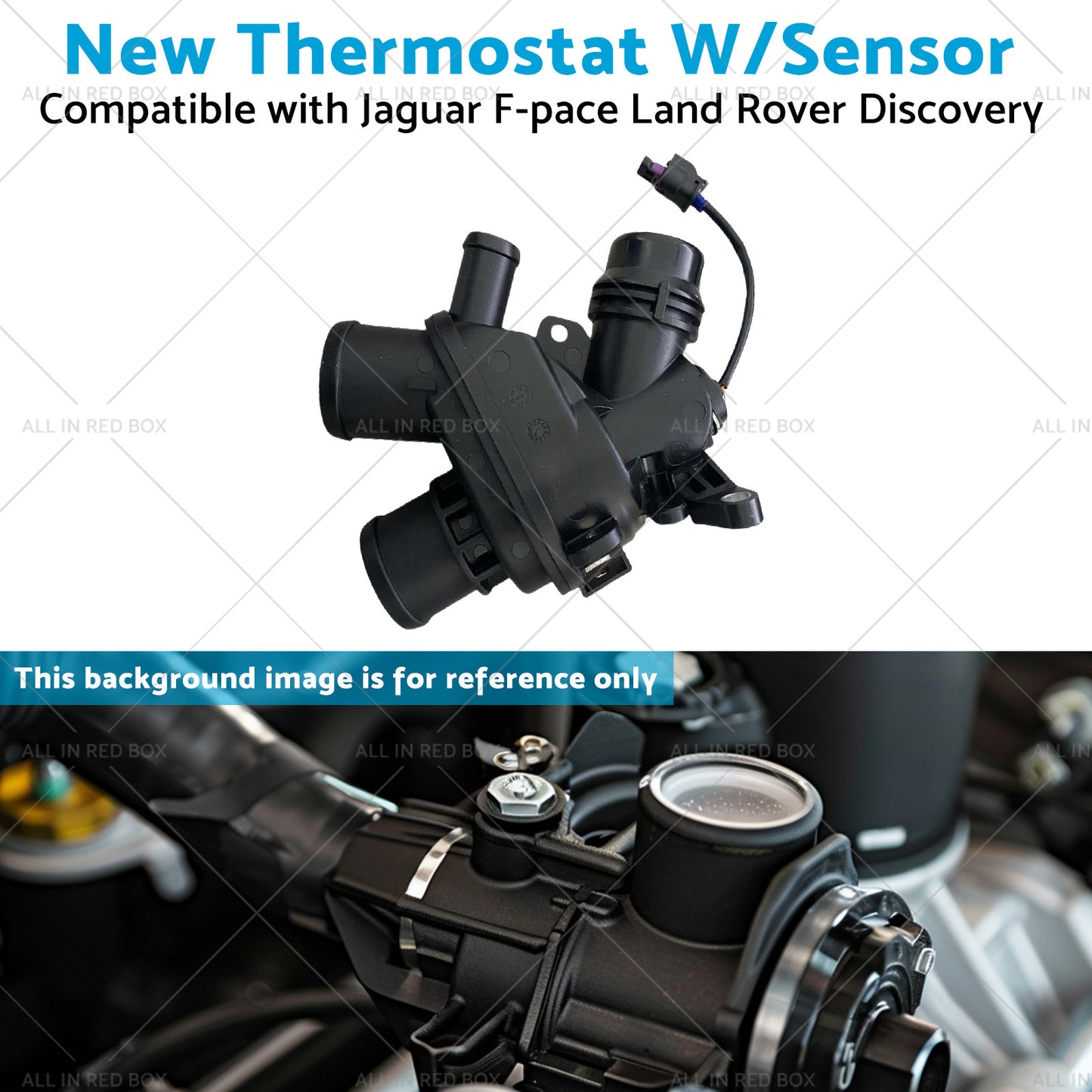 {{ New Thermostat W or Sensor Suitable for Jaguar F-pace Land Rover Discovery 17-20 }} - Buy Car Parts Online at {{ Kaka Auto Parts }}.