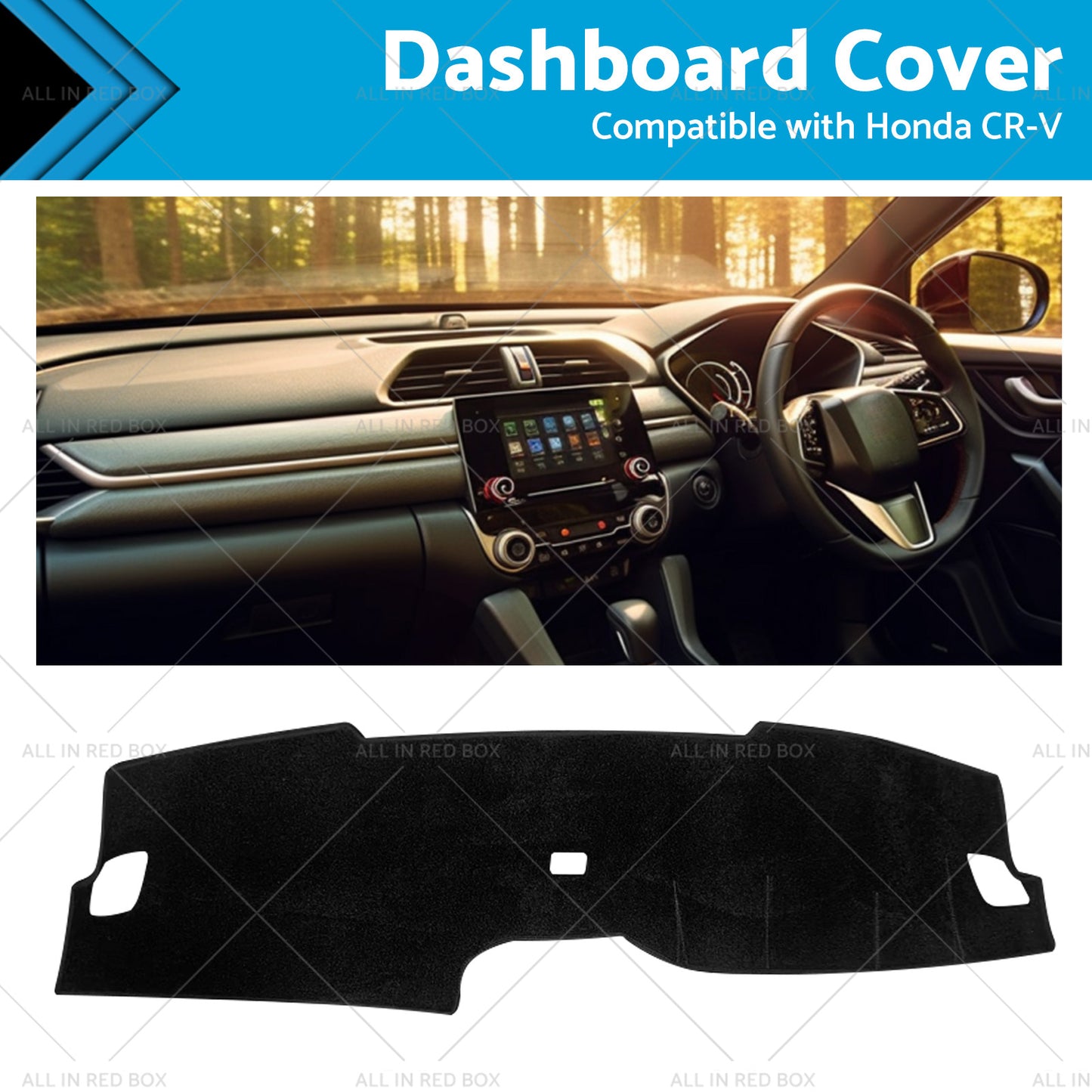 {{ Dashboard Cover Pad Carpet Dash Mat Suitable for Honda CR-V CRV 2023 Without HUD }} - Buy Car Parts Online at {{ Kaka Auto Parts }}.
