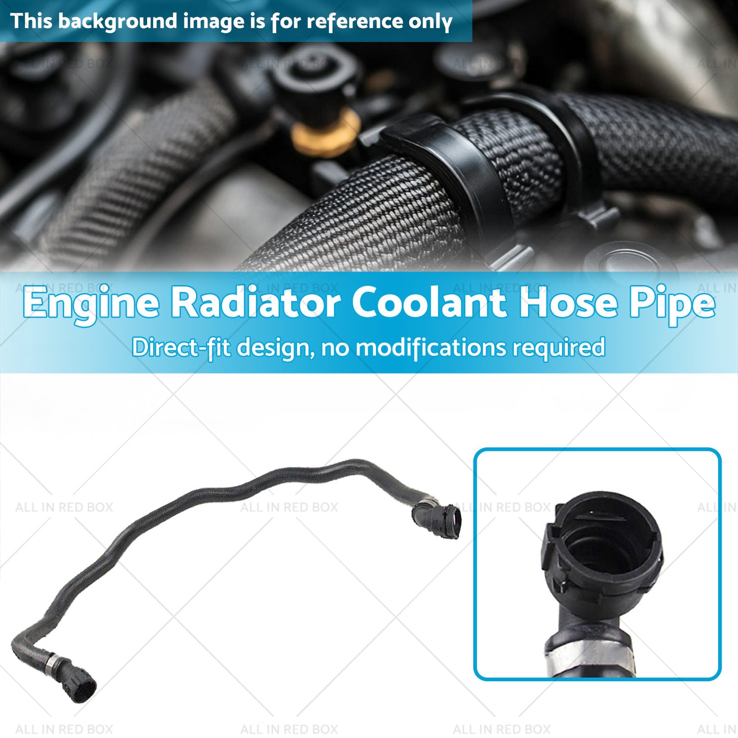 {{ Engine Radiator Coolant Hose Pipe Suitable For BMW 135i 3.0 L6 08-13 64216983858 }} - Buy Car Parts Online at {{ Kaka Auto Parts }}.