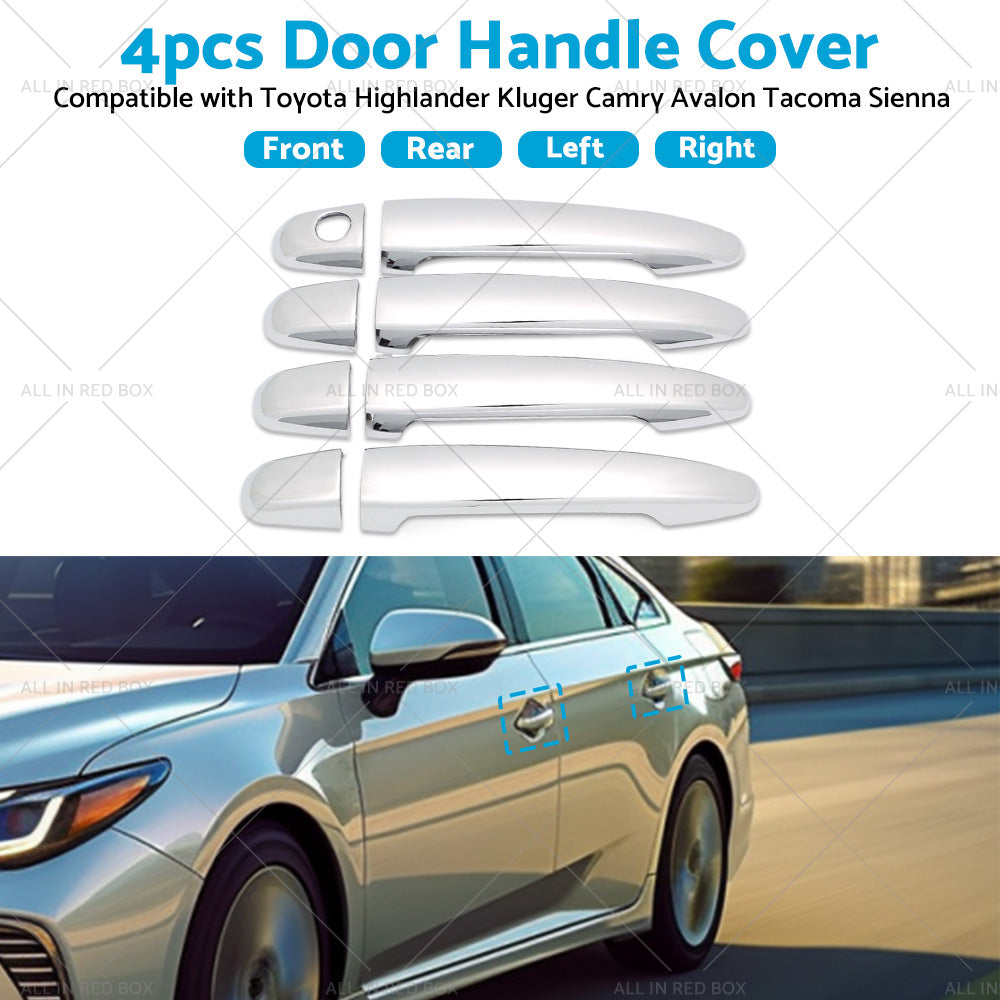 {{ 4PCS Door Handle Cover Suitable For Toyota Highlander Kluger Camry Avalon Tacoma }} - Buy Car Parts Online at {{ Kaka Auto Parts }}.
