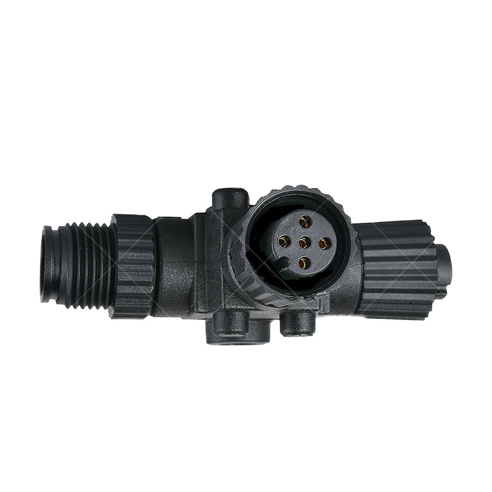 NMEA2000 5 Pins T Connector for Garmin Lowrance Simrad B and G Navico Networks Black