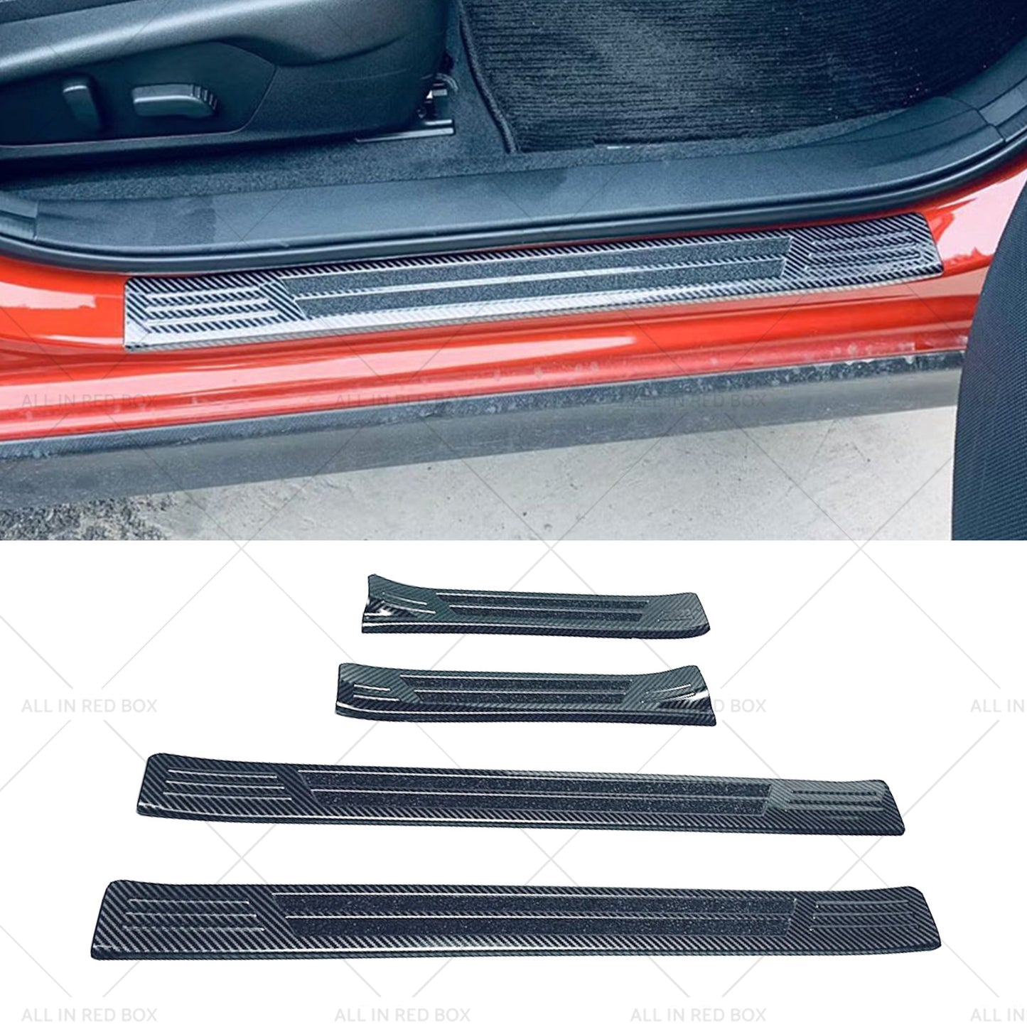 {{ 4PCS Door Sill Protection Strips Suitable for Subaru Crosstrek 23-24 Accessories }} - Buy Car Parts Online at {{ Kaka Auto Parts }}.