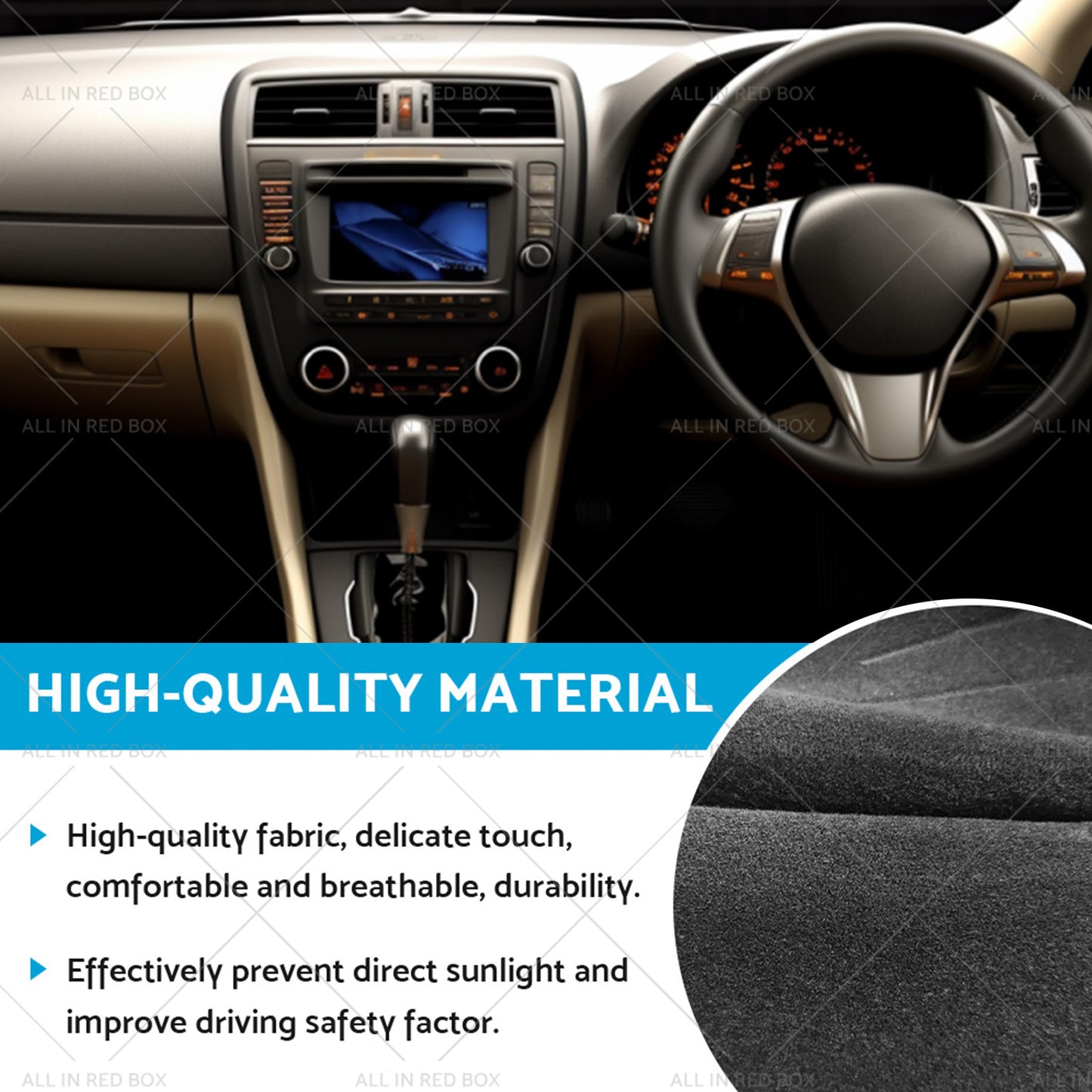 {{ Dash Cover Mat Dashboard Pat Suitable For Nissan Tiida C12 13-23 Dashboard Pad }} - Buy Car Parts Online at {{ Kaka Auto Parts }}.