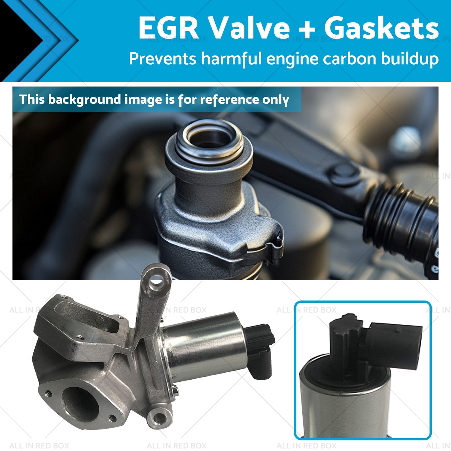 {{ EGR Valve + Gaskets Suitable For Ssangyong Kyron SUV 2.0 2.7 Xdi 4x4 2006-2012 }} - Buy Car Parts Online at {{ Kaka Auto Parts }}.