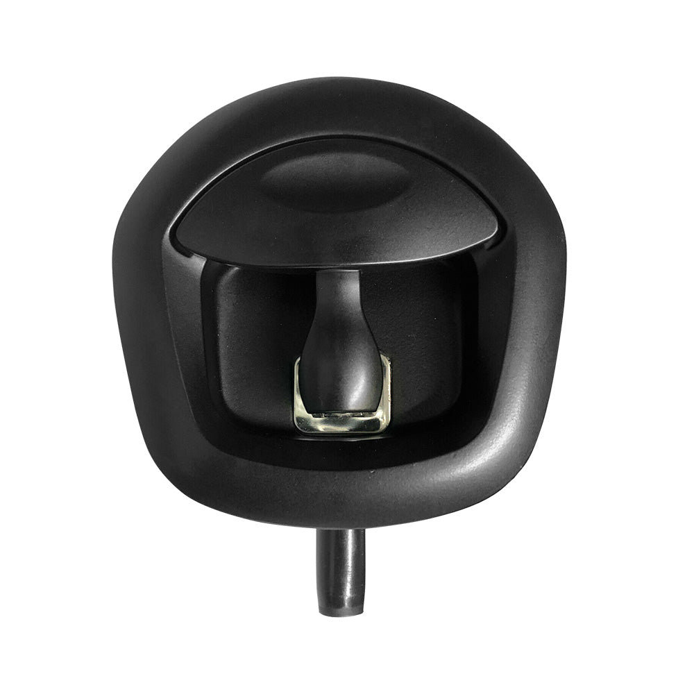 1xCentral Locking Handles Whale Tail Locks Power Operated Black Recessed Folding